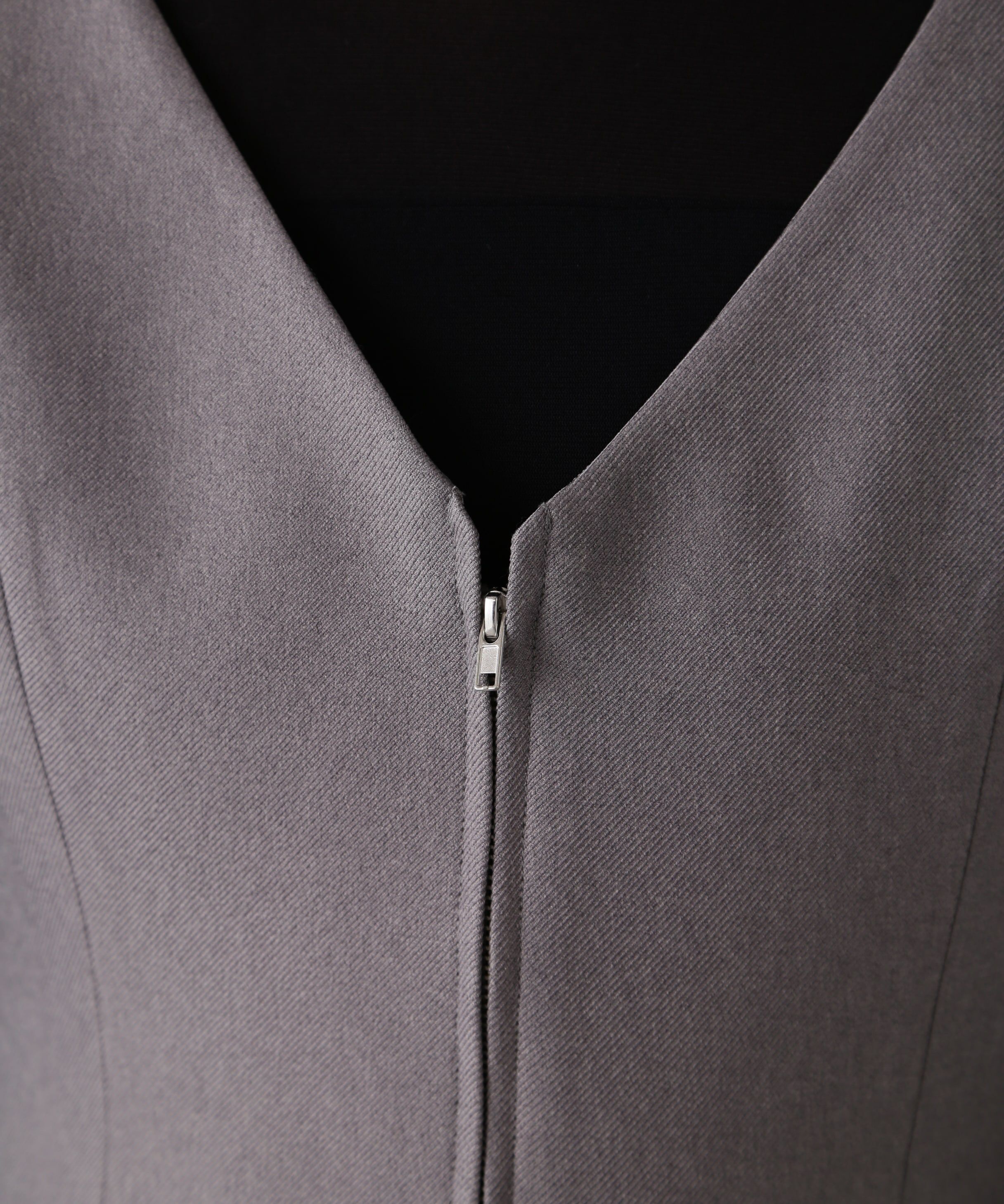  「ジップ使いミニジャンスカ」|ワンピース|