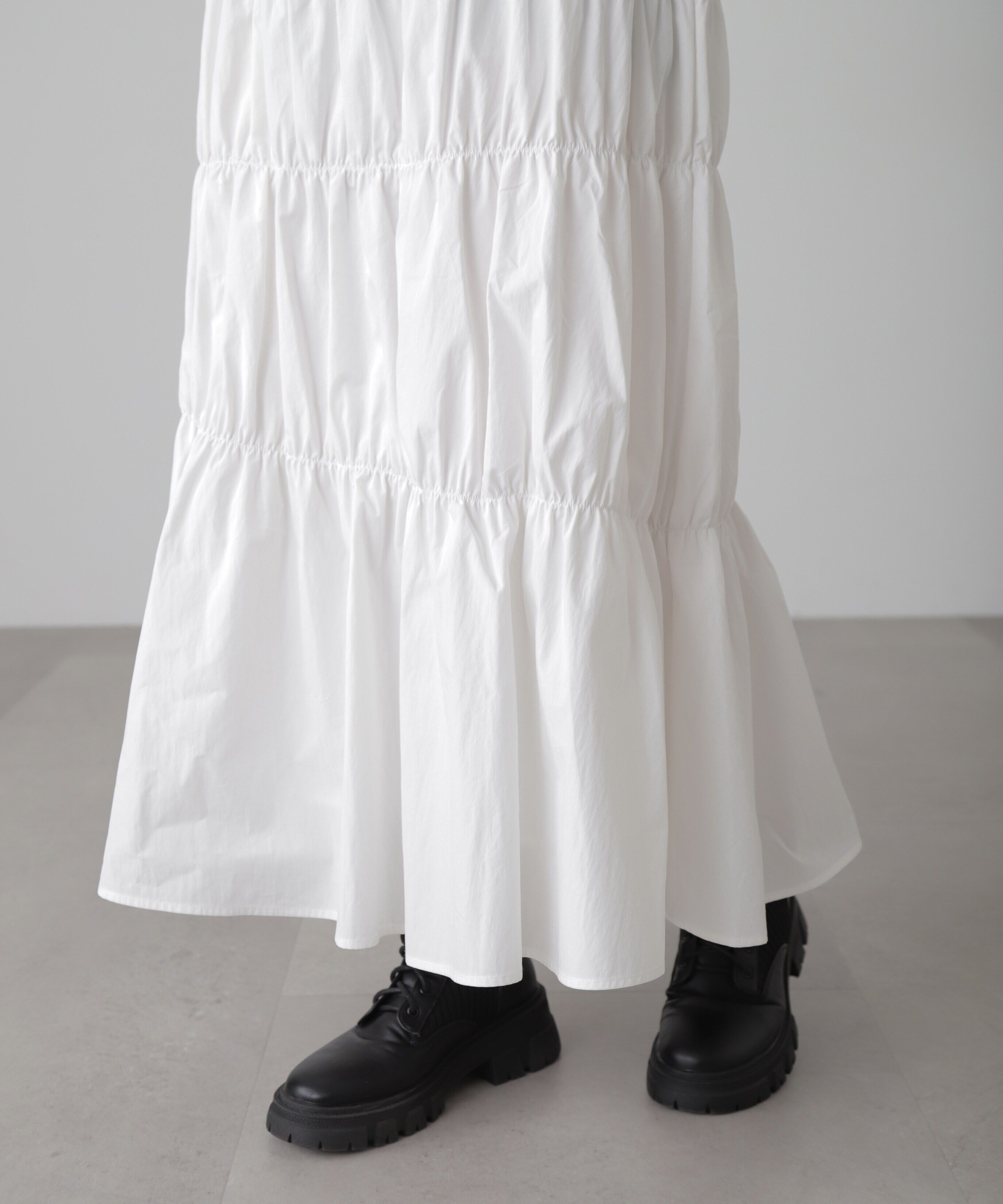  「ランダムシャーリングスカート」|スカート|