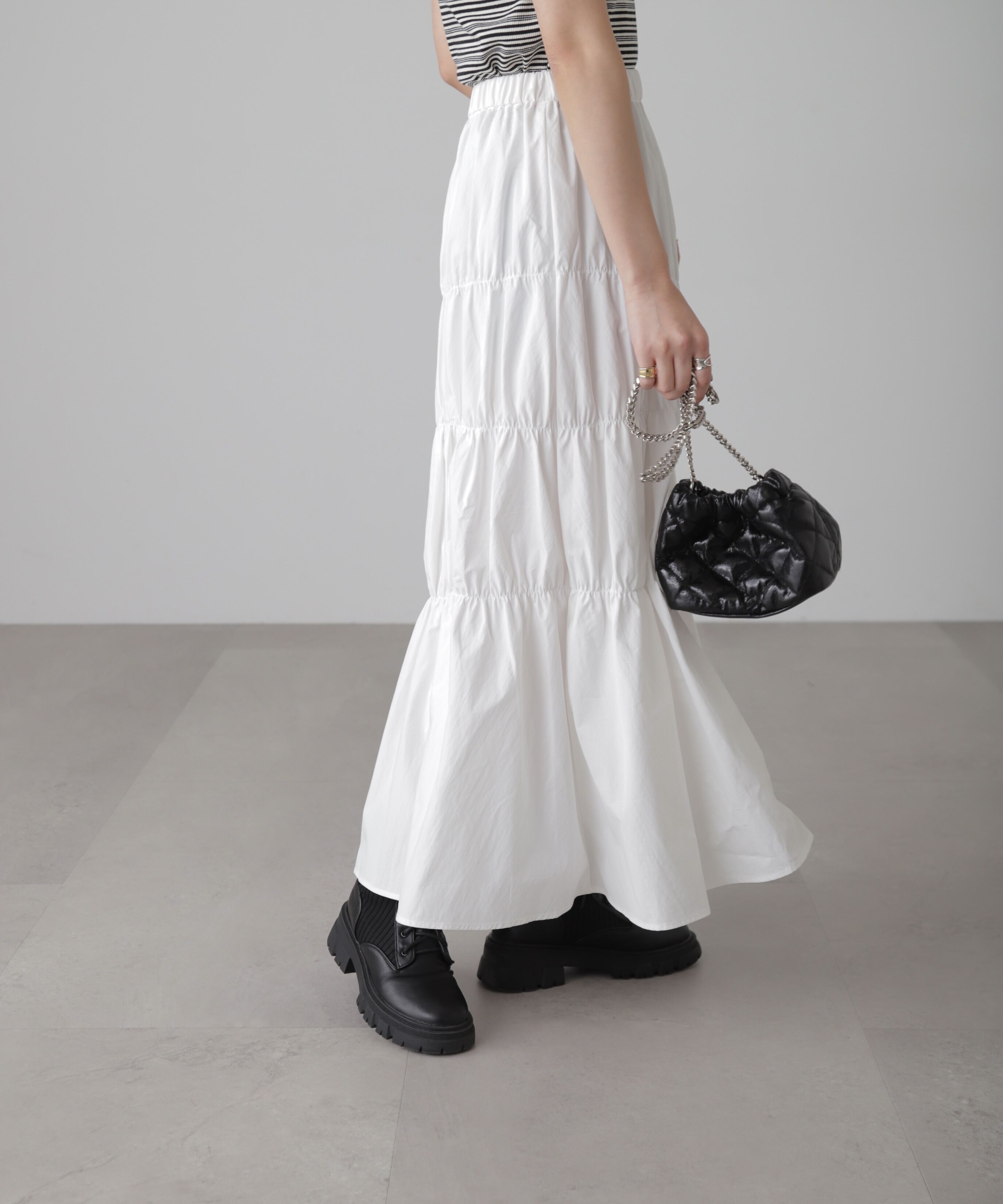  「ランダムシャーリングスカート」|スカート|