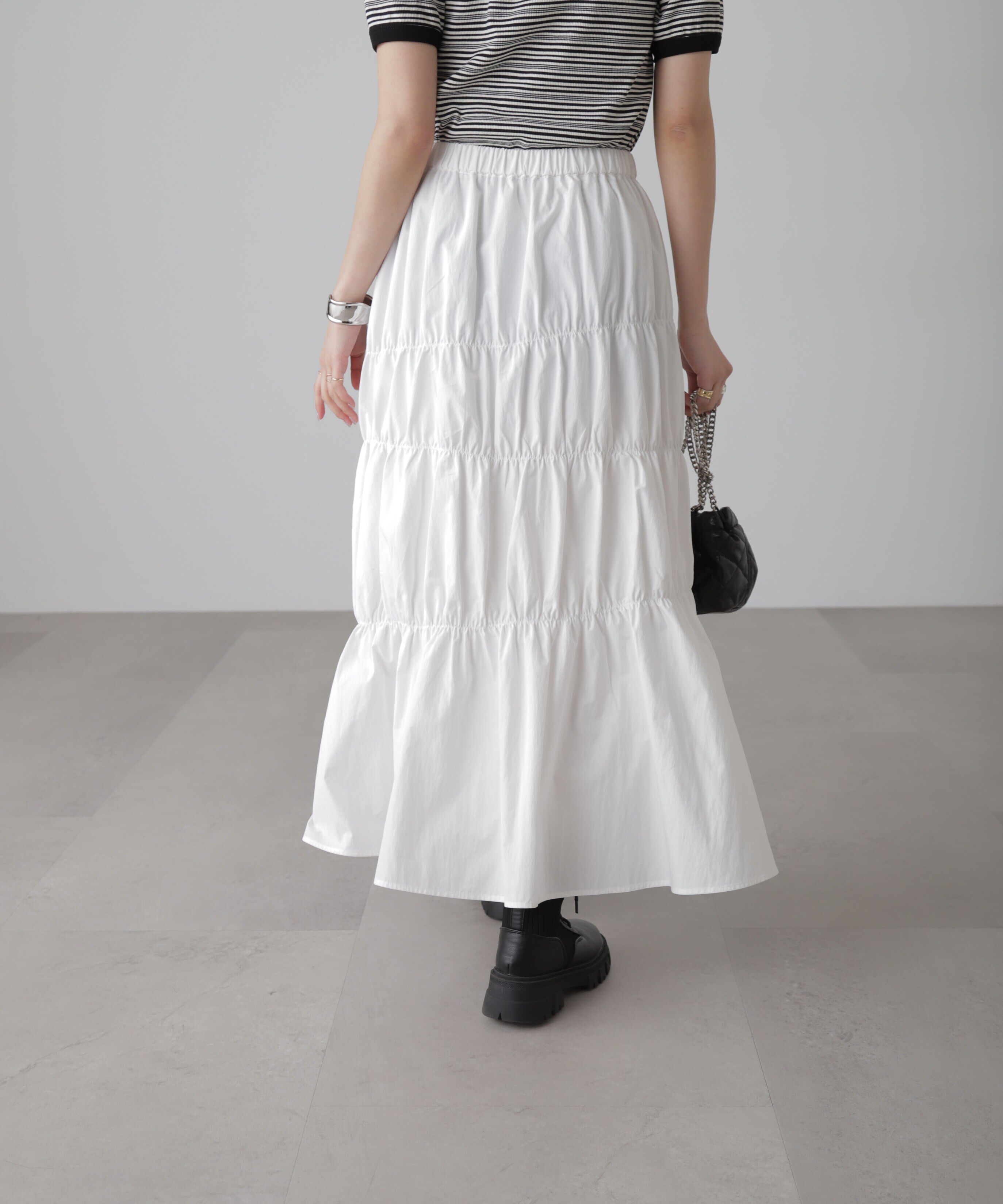  「ランダムシャーリングスカート」|スカート|