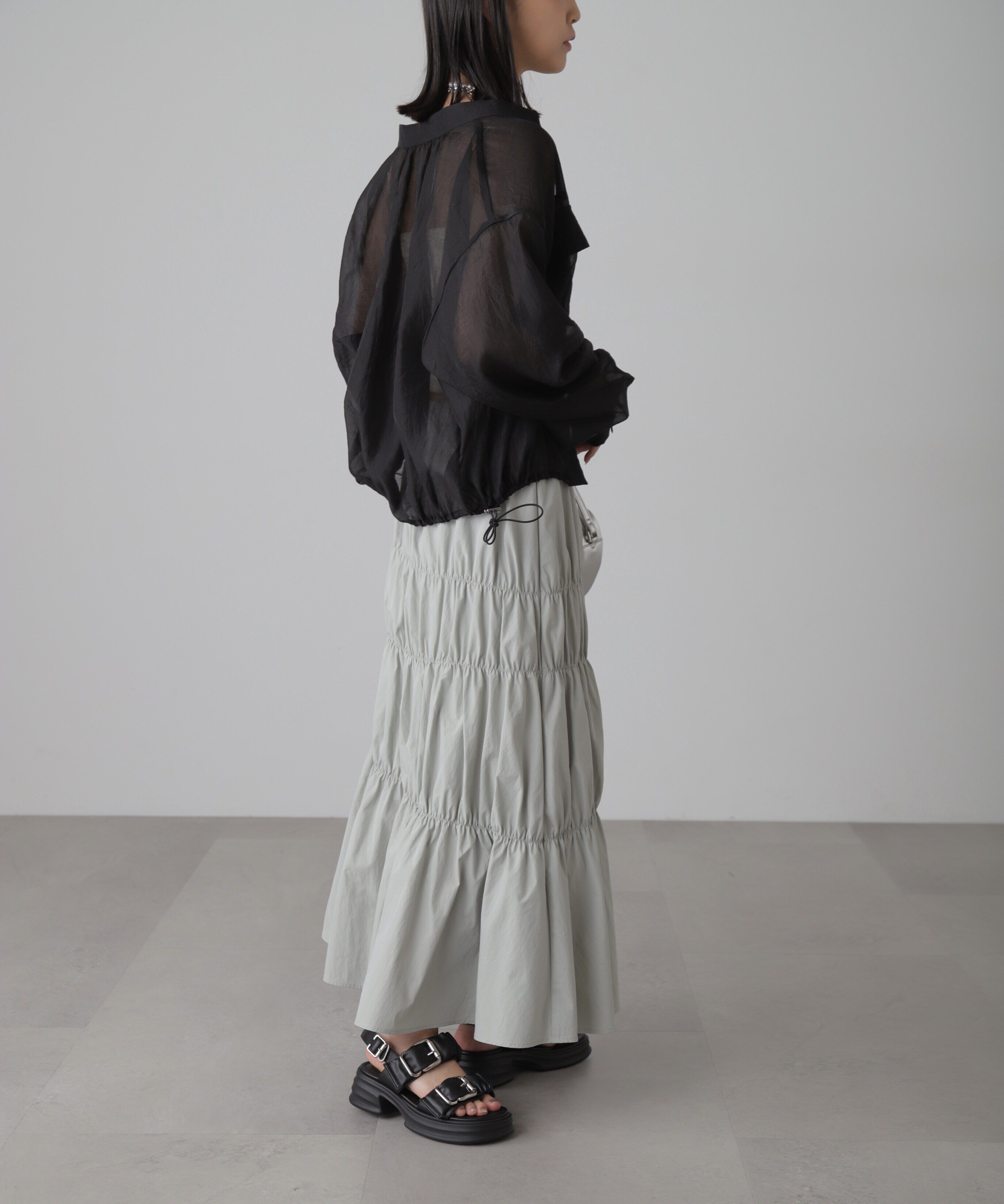  「ランダムシャーリングスカート」|スカート|