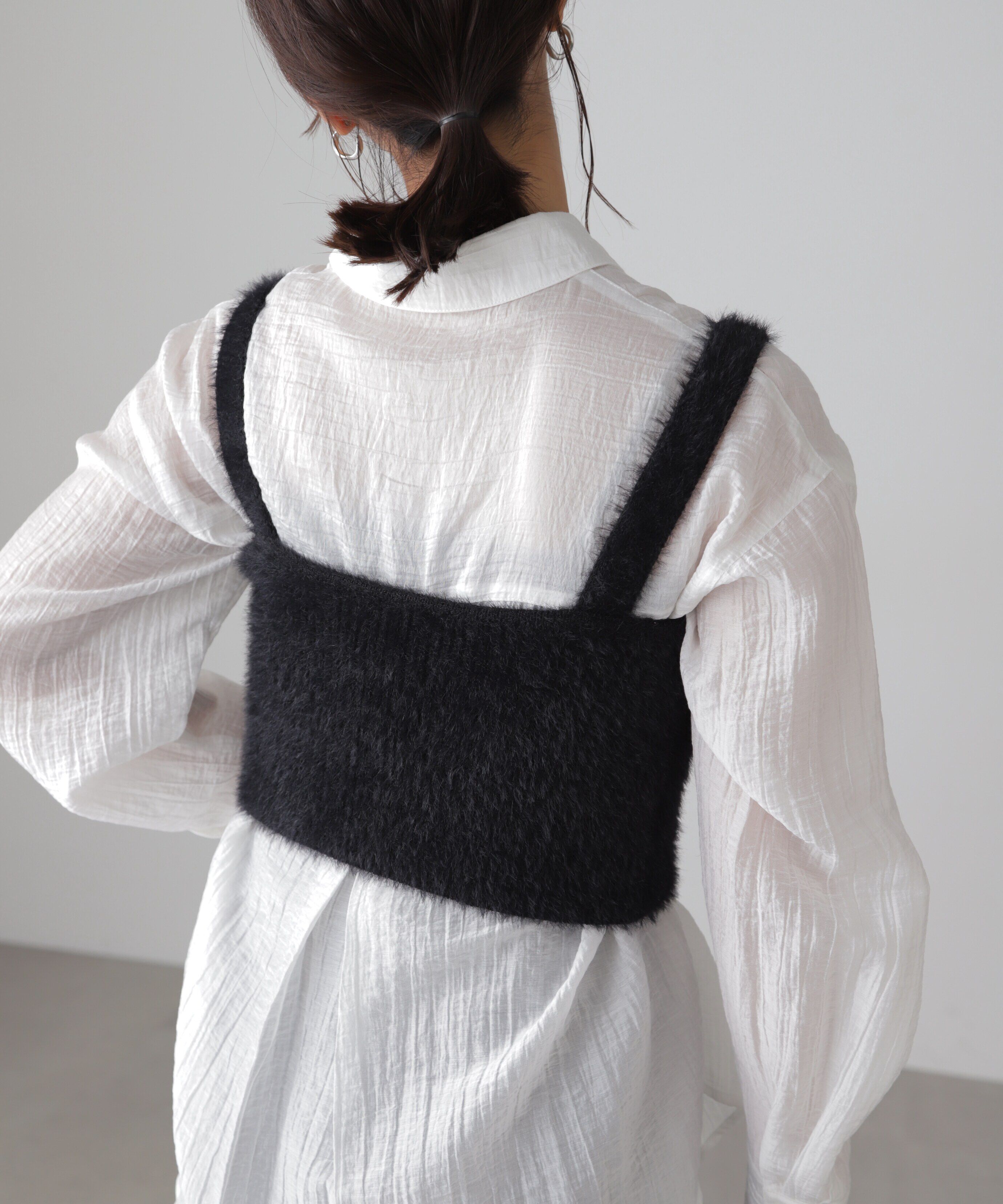  「シャギービスチェ」|ニット・セーター|