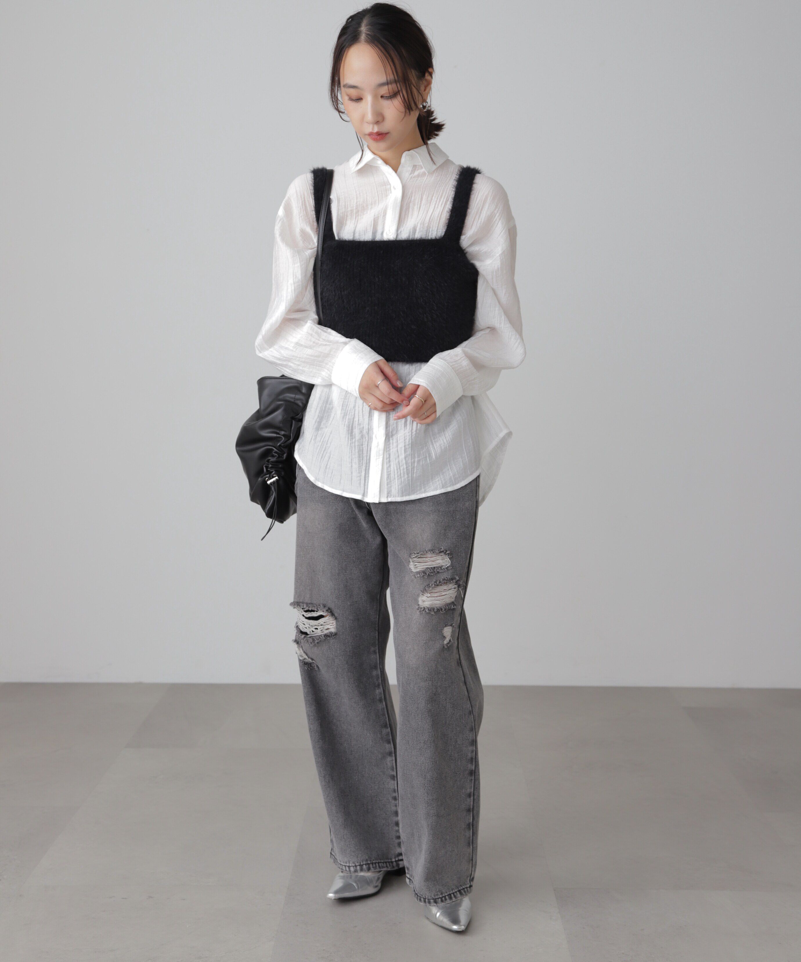  「シャギービスチェ」|ニット・セーター|