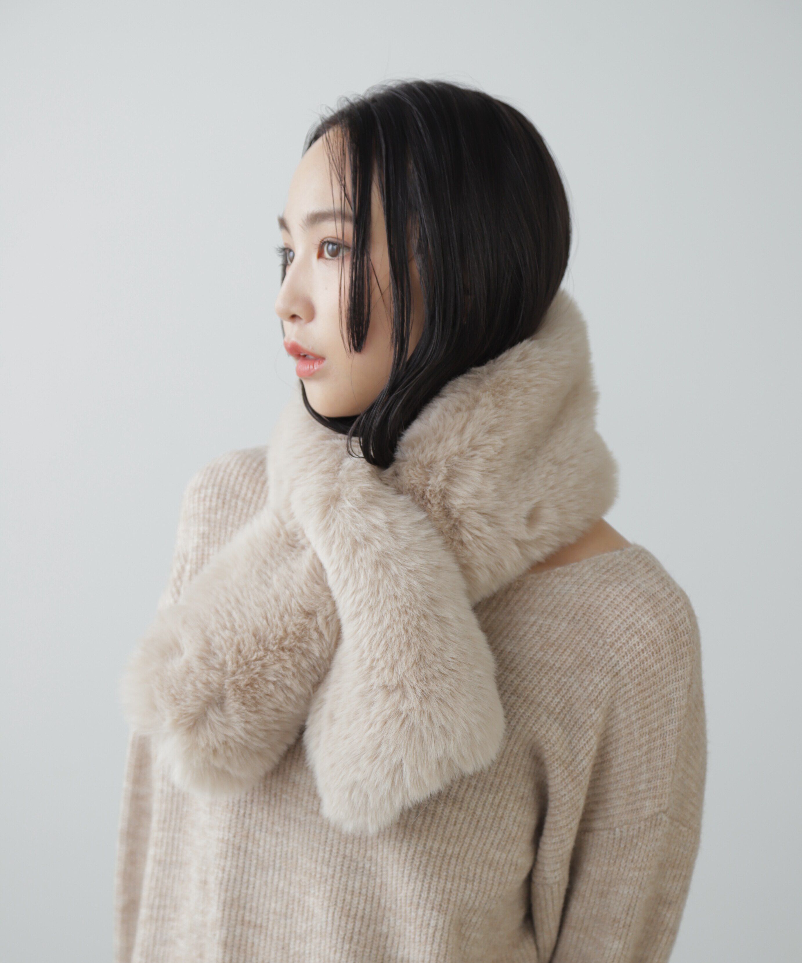  「フェイクファーティペット」|ソックス|