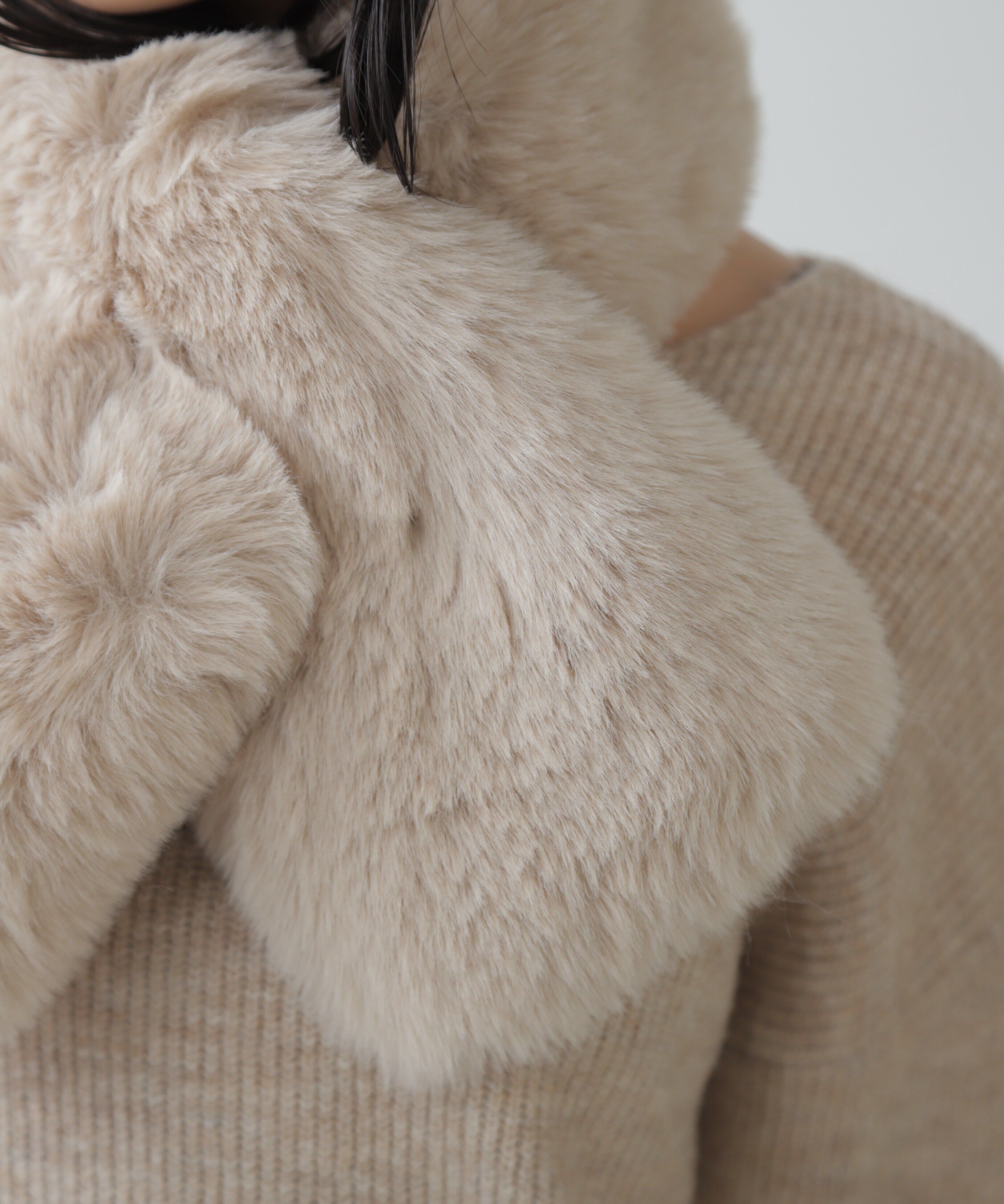  「フェイクファーティペット」|ソックス|