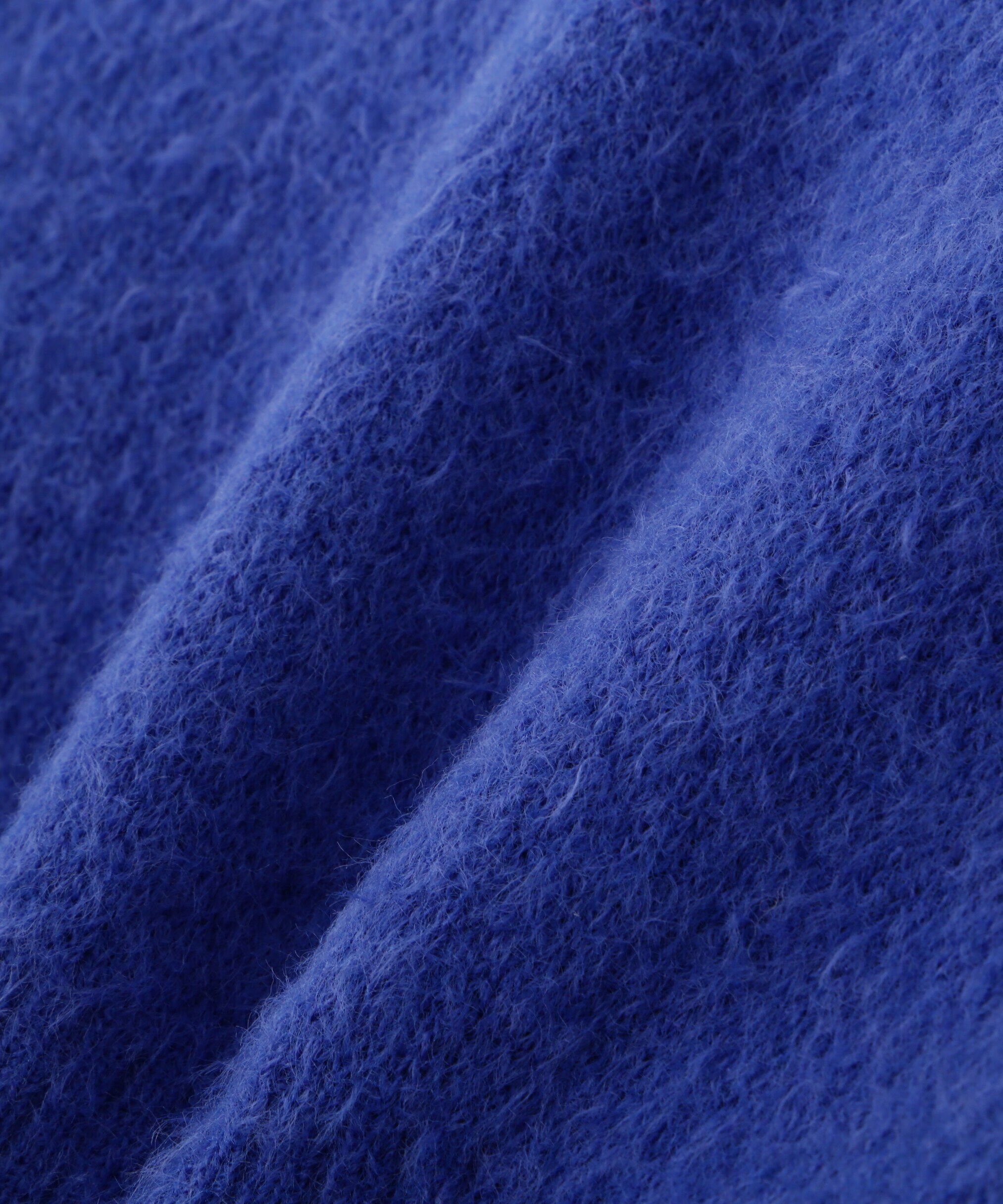  「Vネック配色ショート丈ニット」|ニット・セーター|