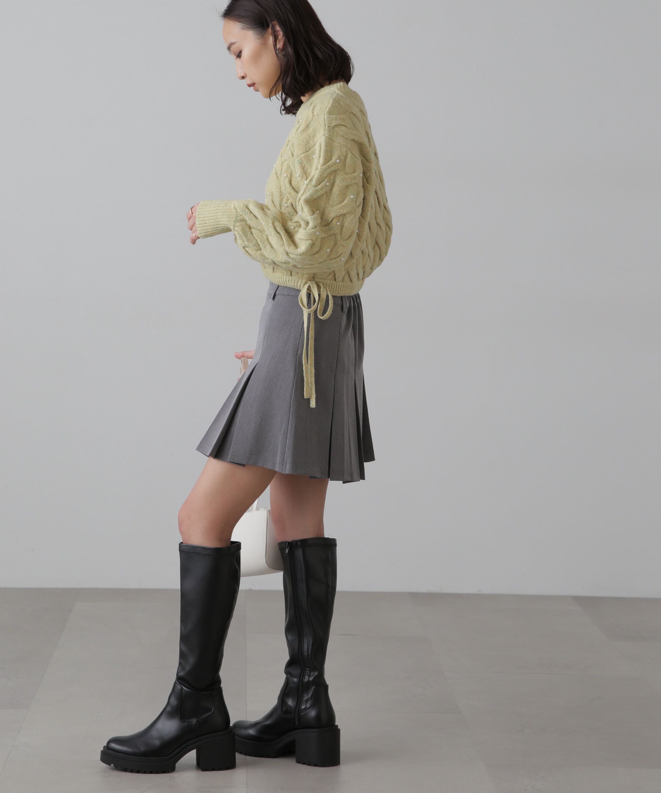  「インナーパンツ付プリーツミニスカート」|スカート|