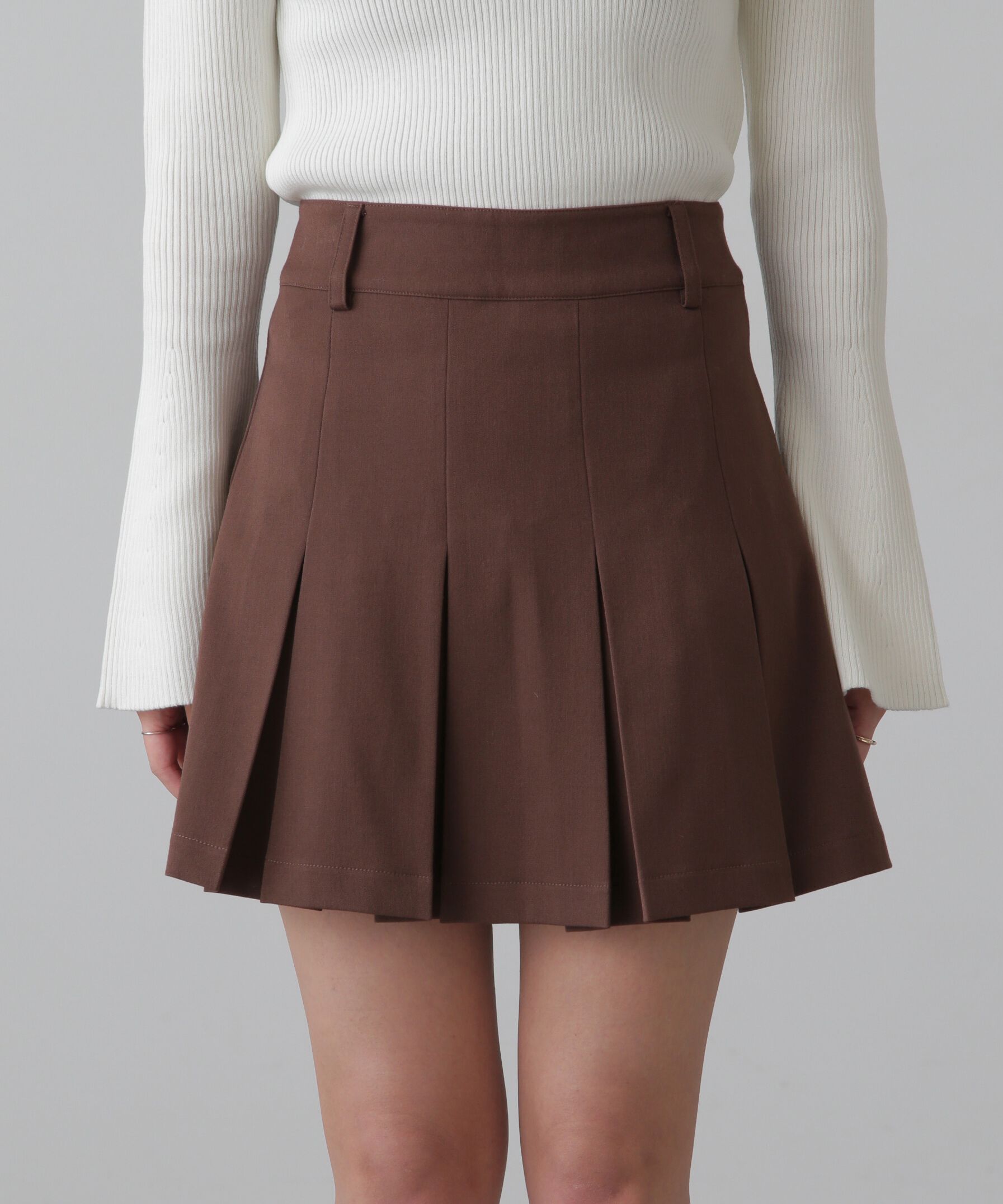  「インナーパンツ付プリーツミニスカート」|スカート|