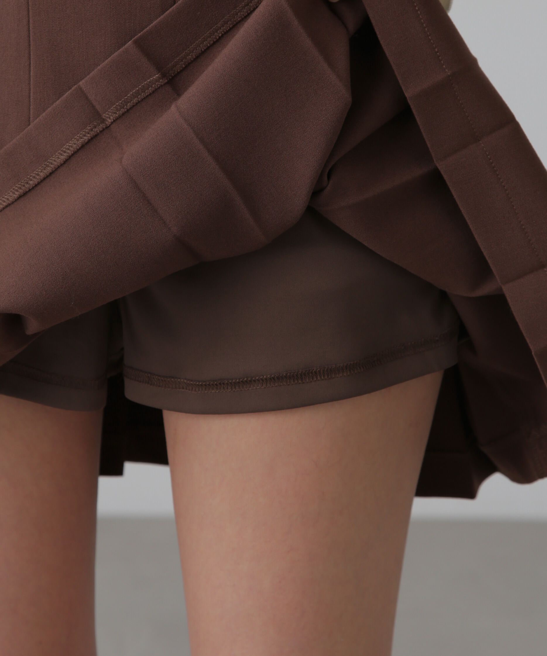  「インナーパンツ付プリーツミニスカート」|スカート|