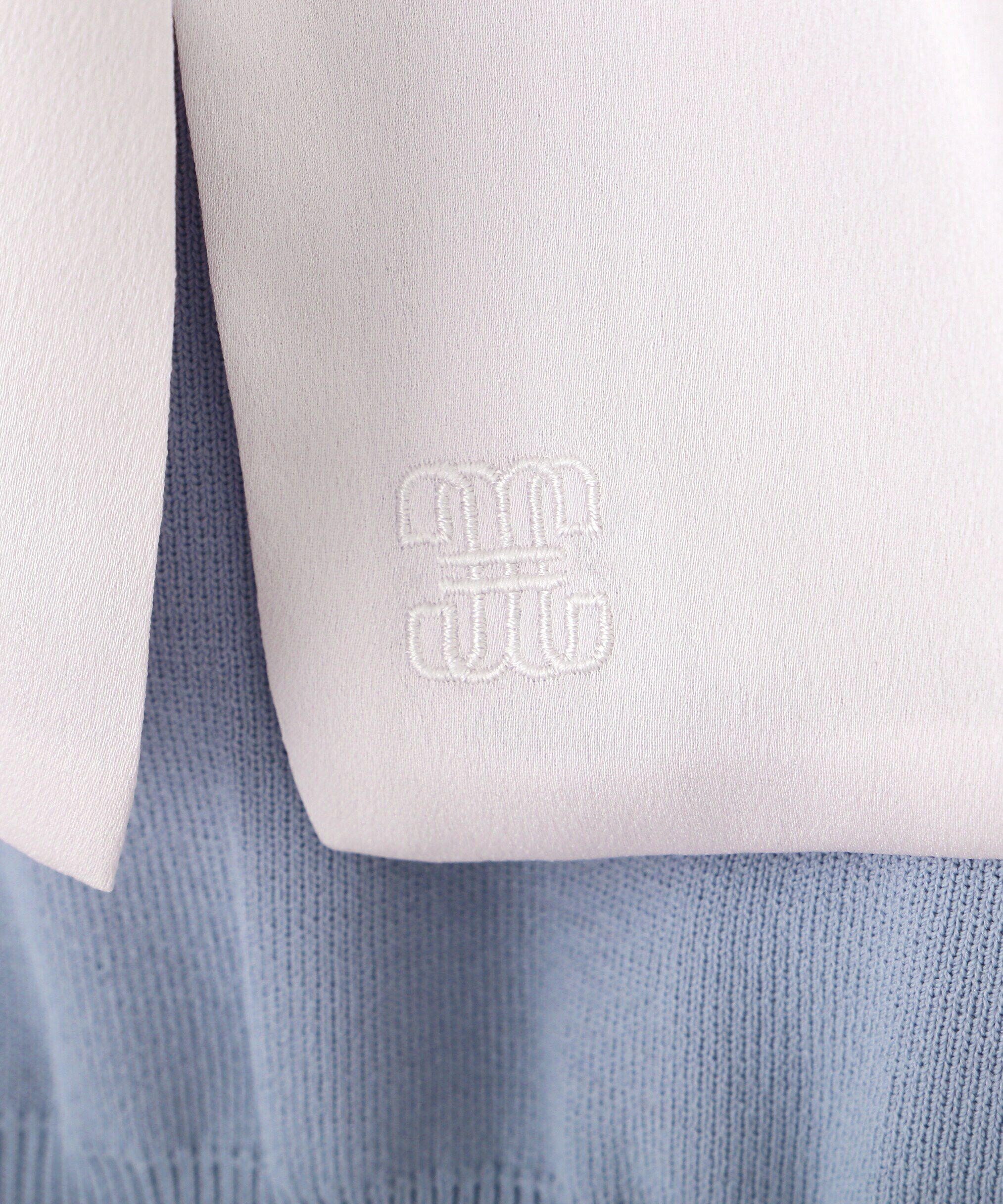  「サテンボウタイニットトップス」|ニット・セーター|