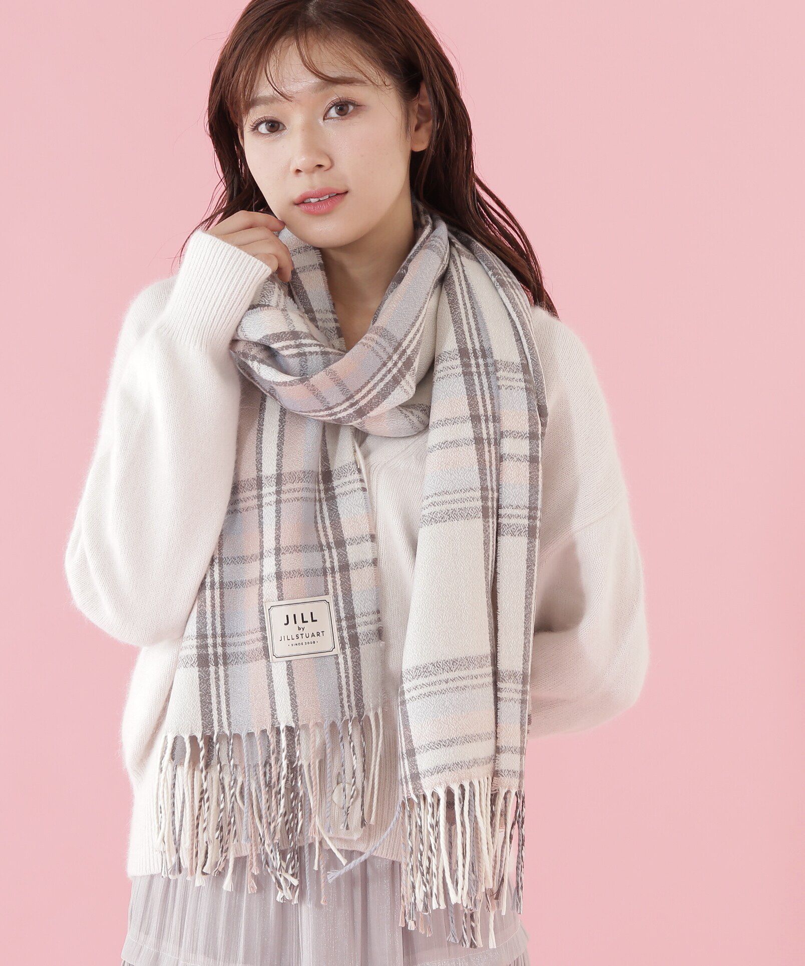  「チェックストール　WEB限定」|バンダナ・スカーフ|