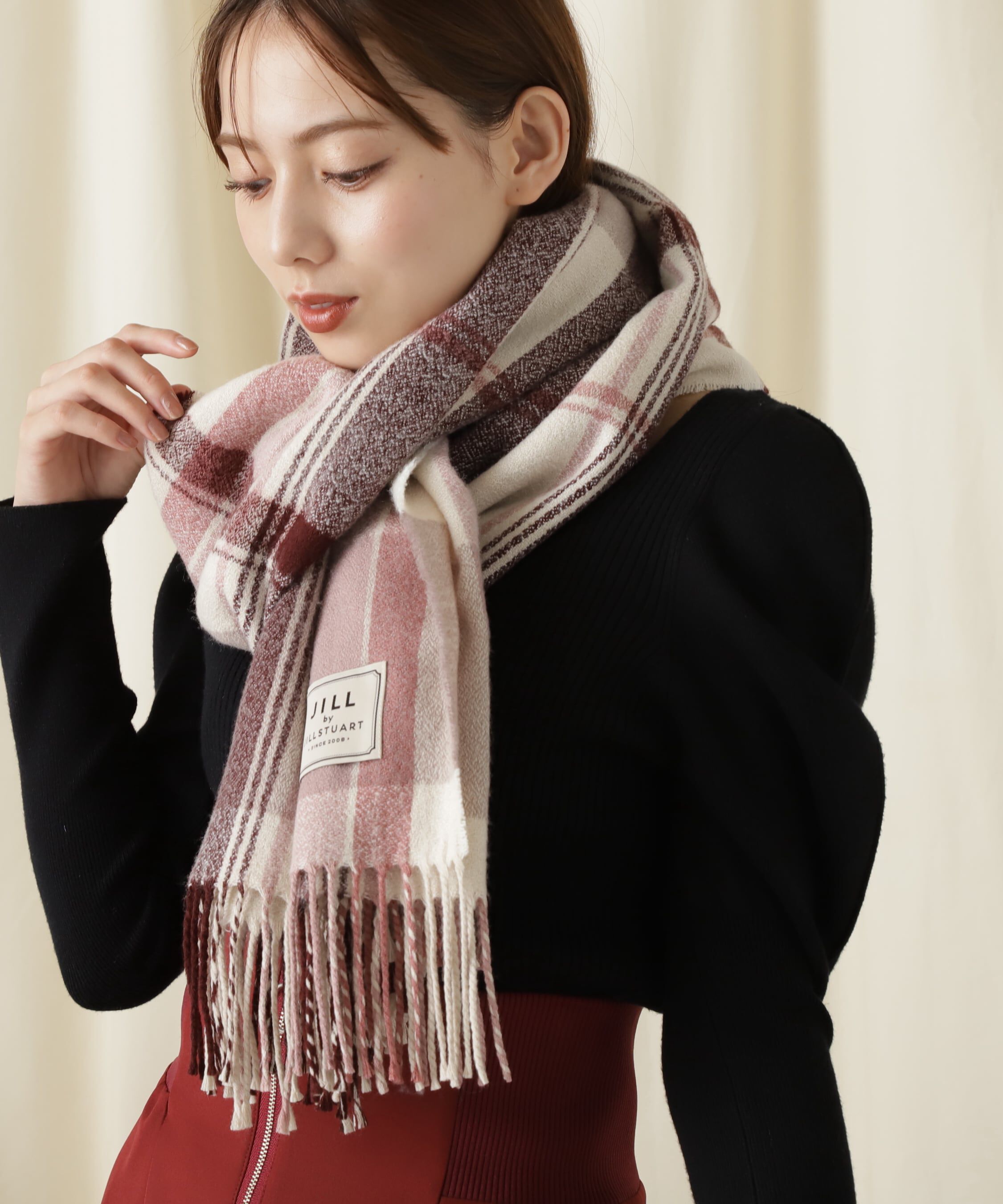  「チェックストール　WEB限定」|バンダナ・スカーフ|