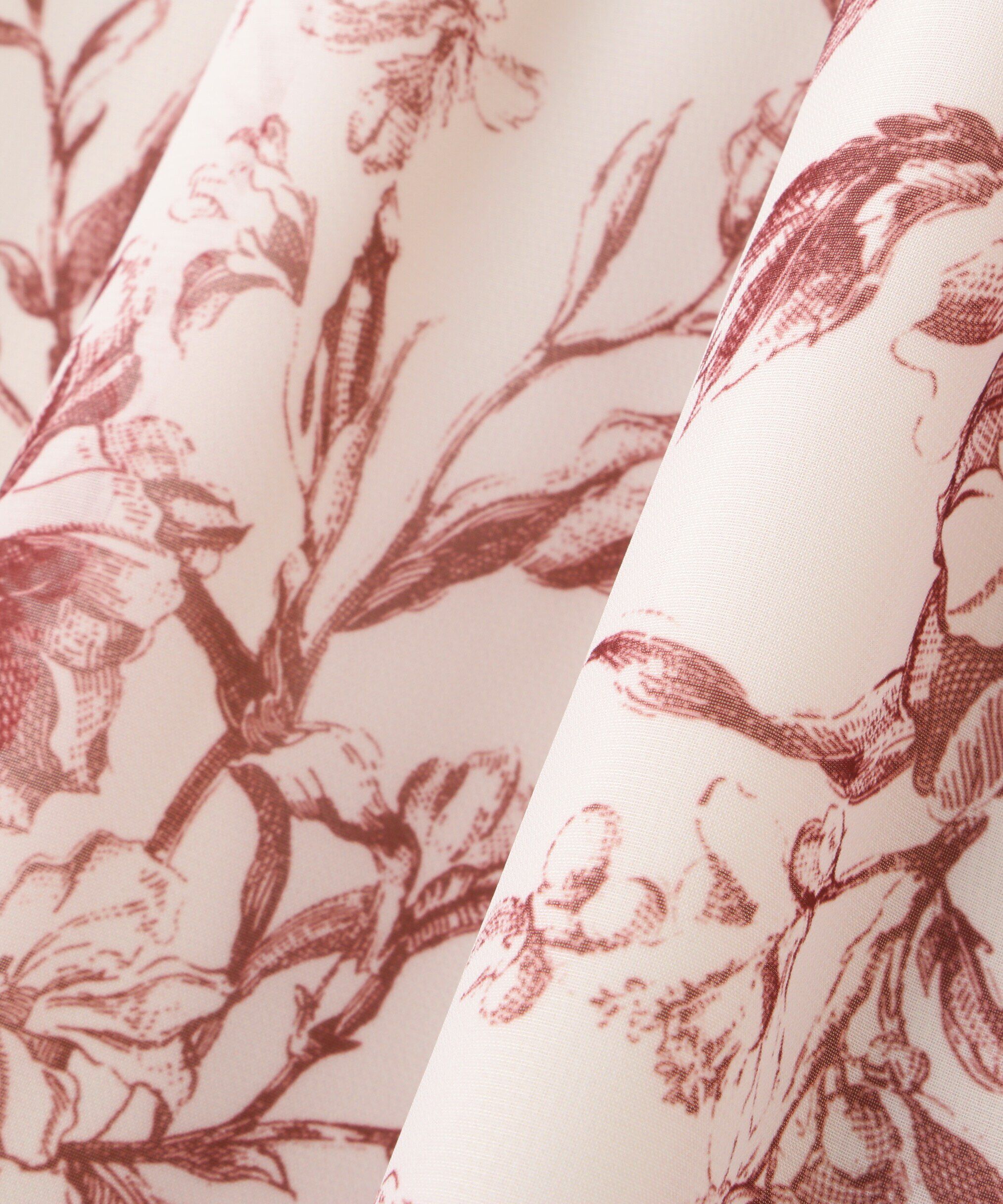  「◇ビッグフラワーシャーリングワンピース　WEB限定カラー：レッド」|ワンピース|