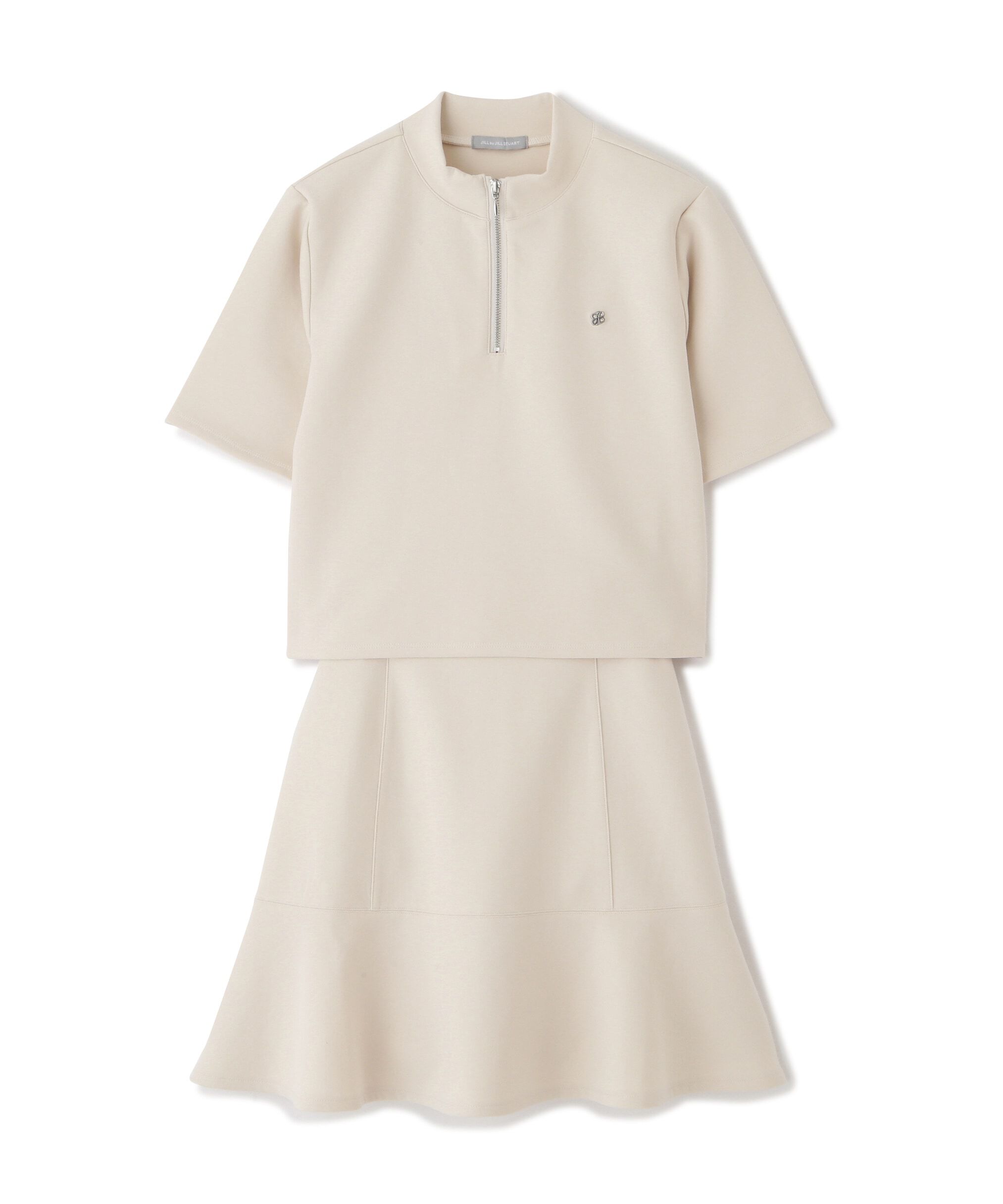  「ショート丈ダイバーセットアップ」|ワンピース|