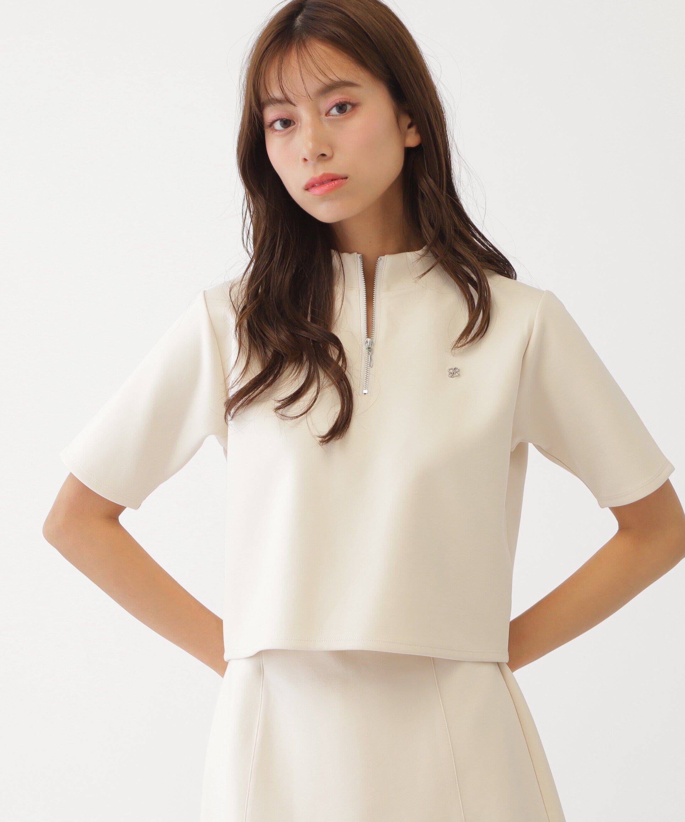  「ショート丈ダイバーセットアップ」|ワンピース|