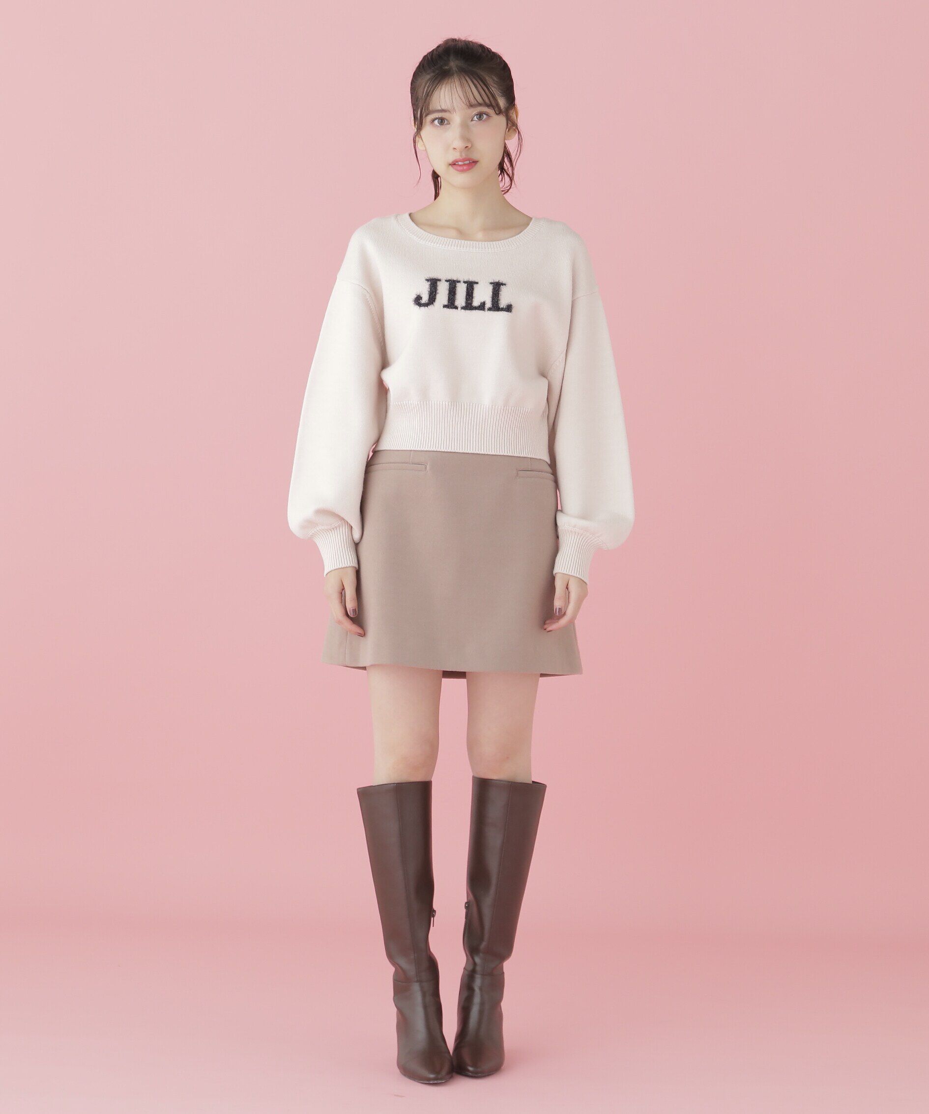  「バリエ―ションジャガードロゴニット」|ニット・セーター|