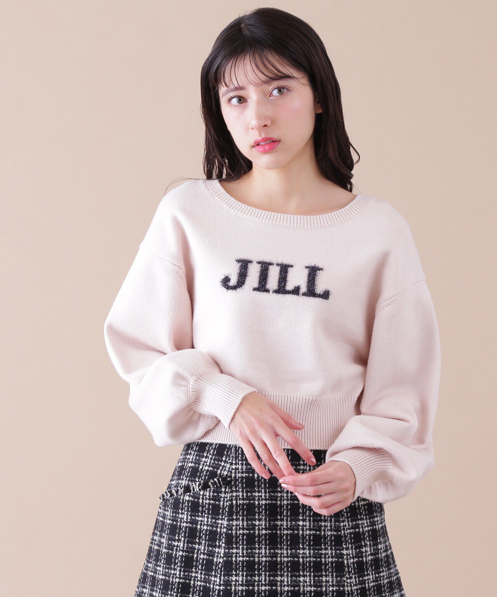  「バリエ―ションジャガードロゴニット」|ニット・セーター|