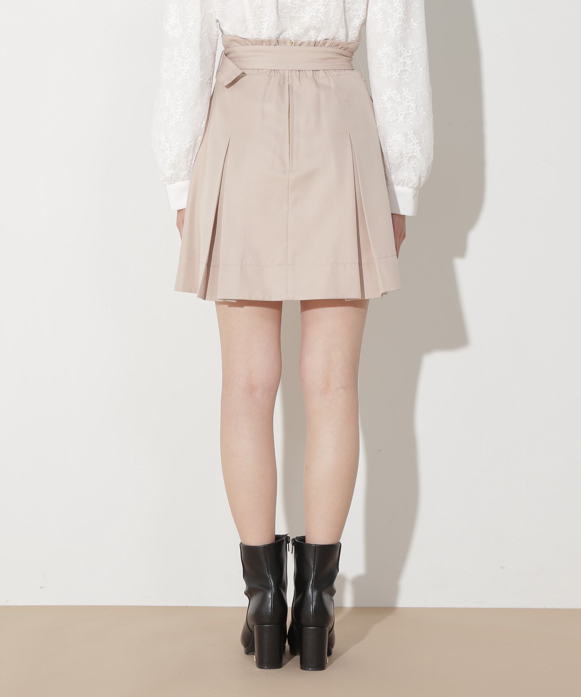  「トレンチディテールミニスカート」|スカート|
