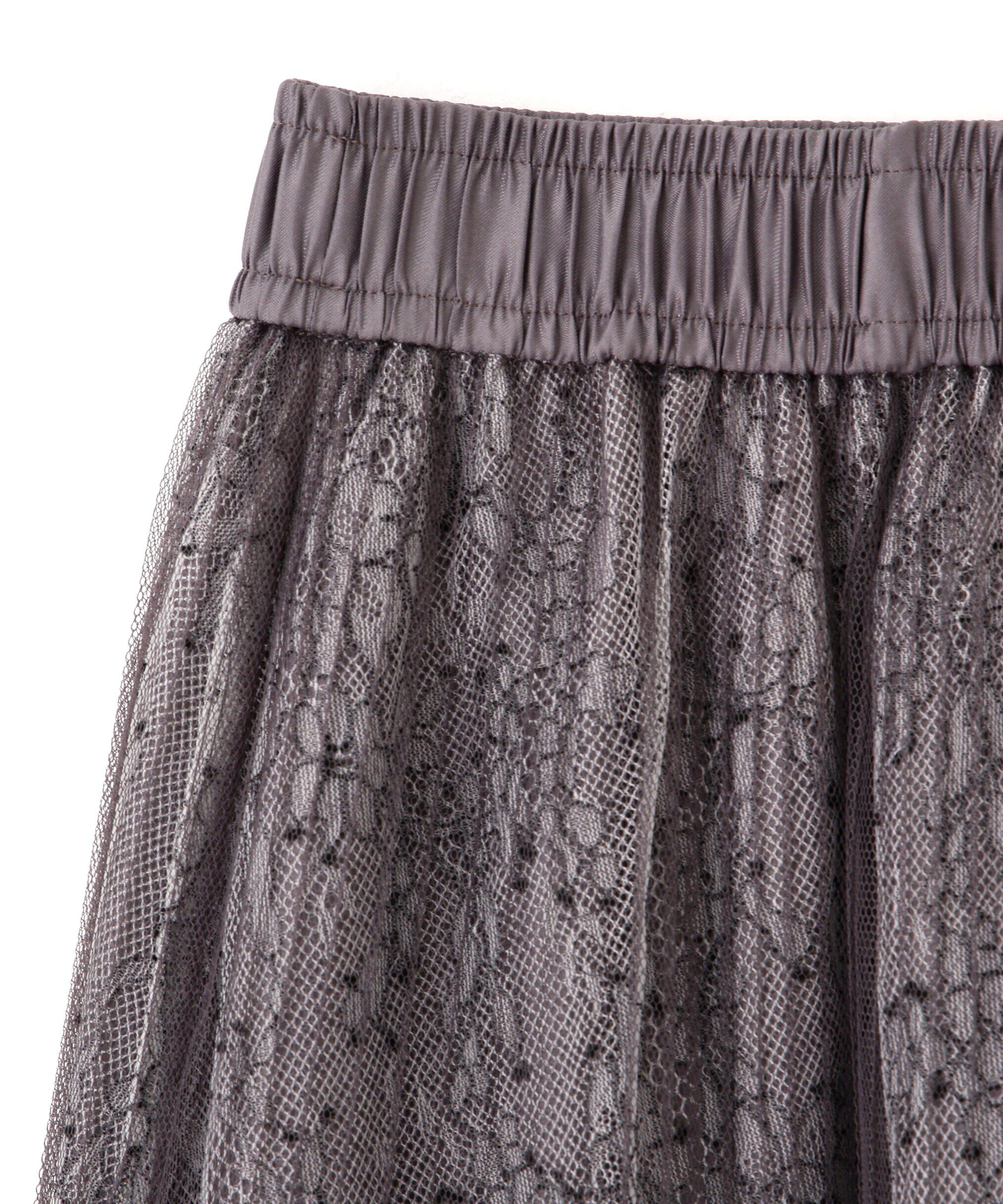  「レイヤードチュールスカート」|スカート|