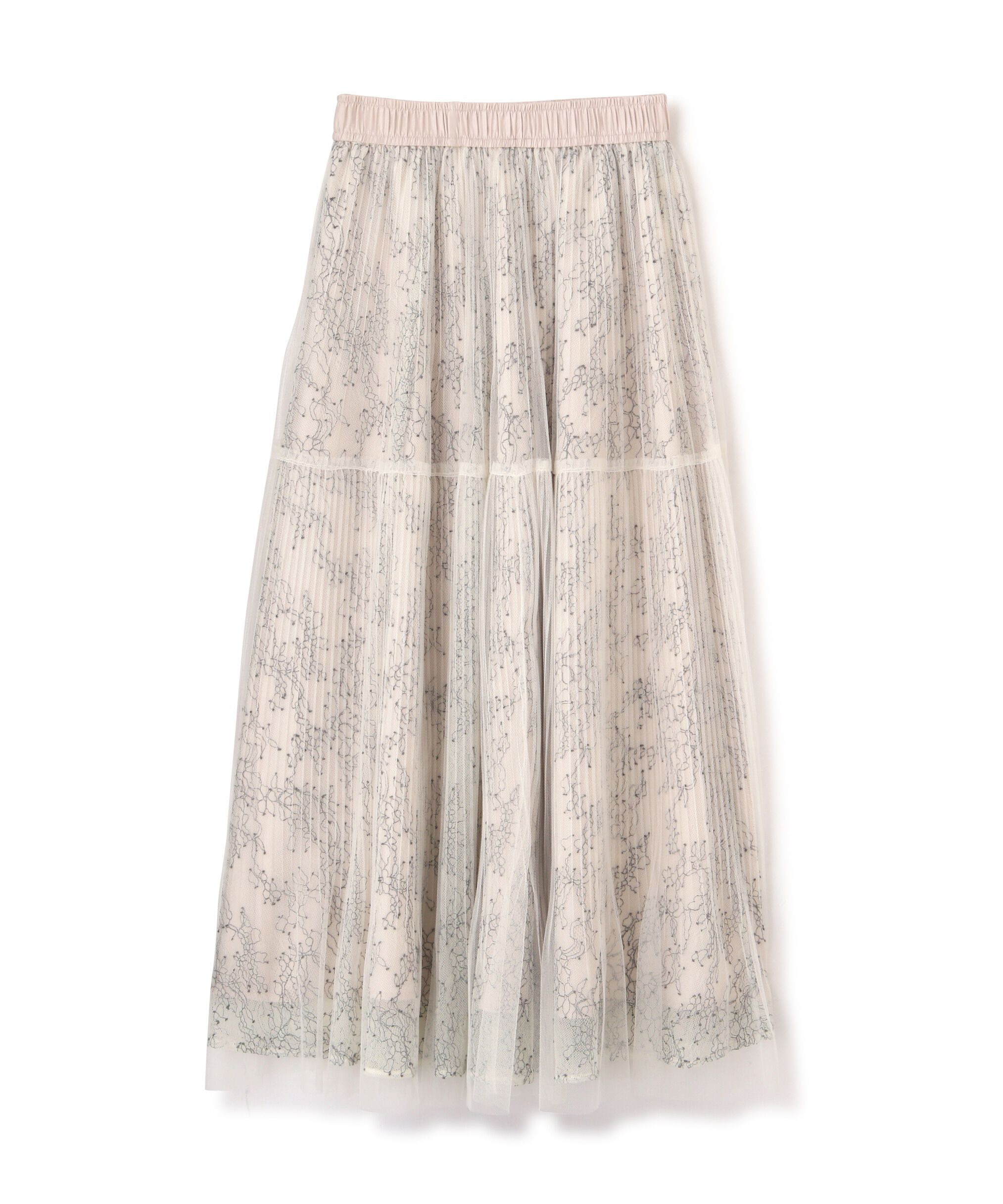  「レイヤードチュールスカート」|スカート|