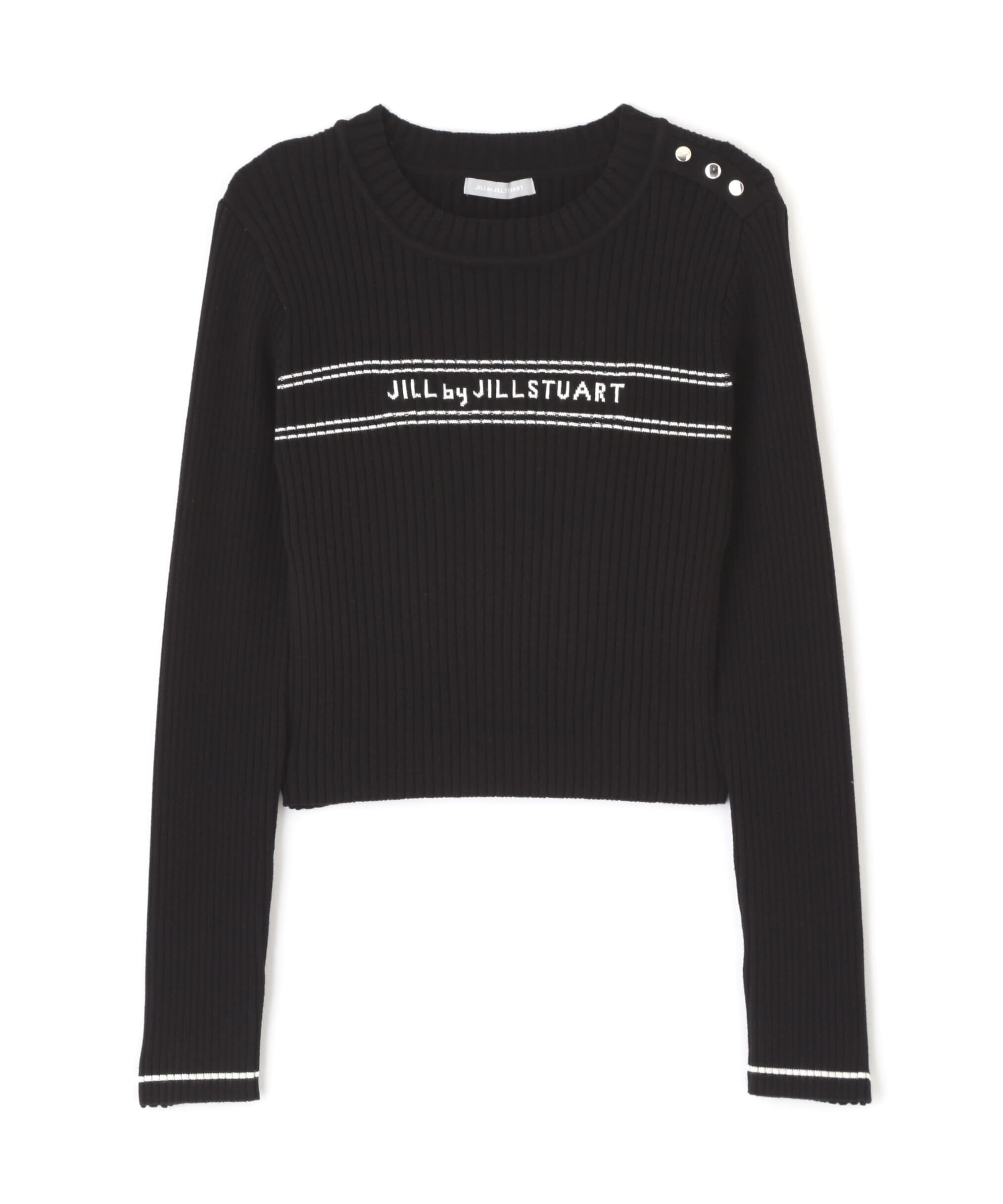  「コンパクト配色ロゴニット」|ニット・セーター|