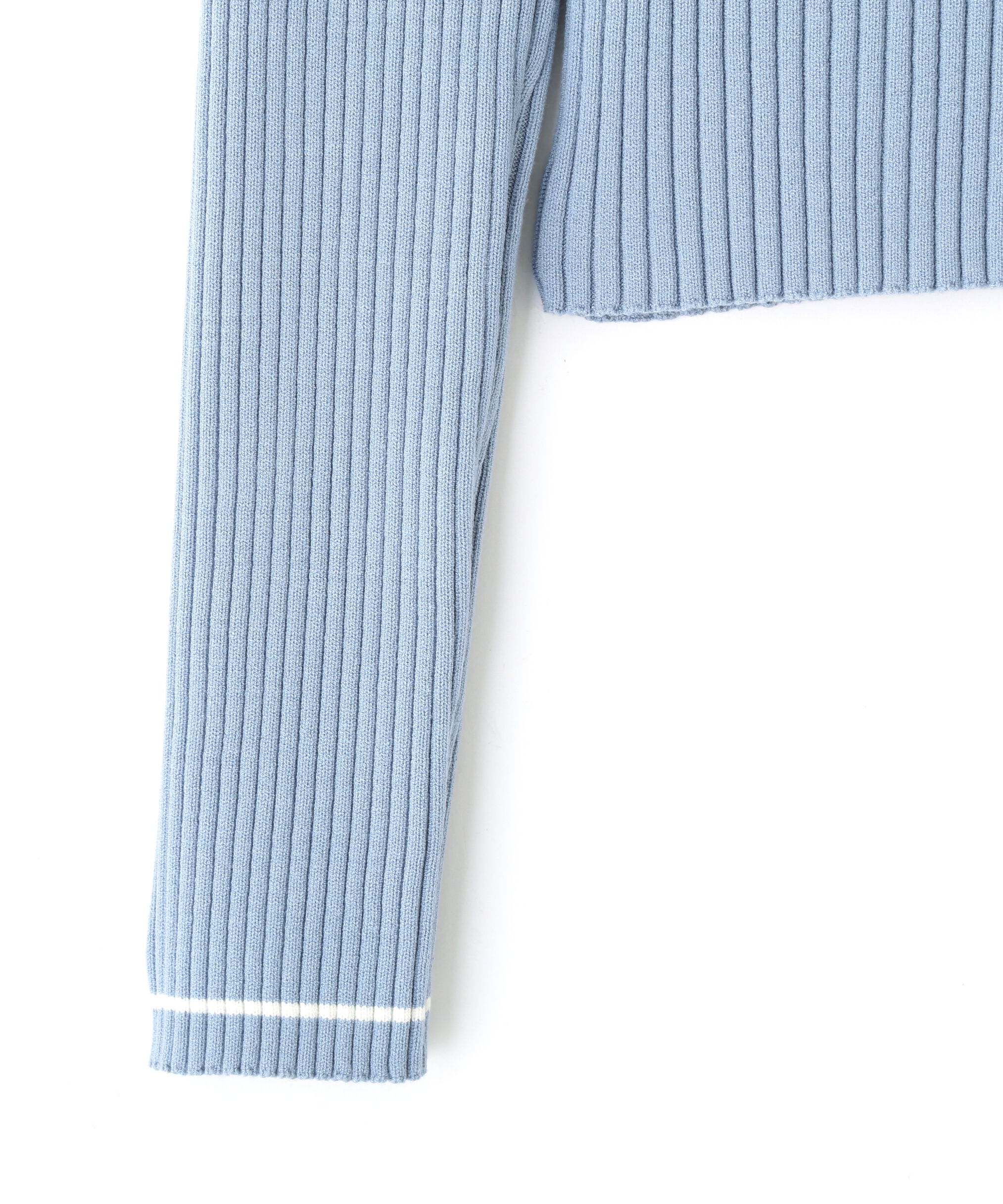  「コンパクト配色ロゴニット」|ニット・セーター|