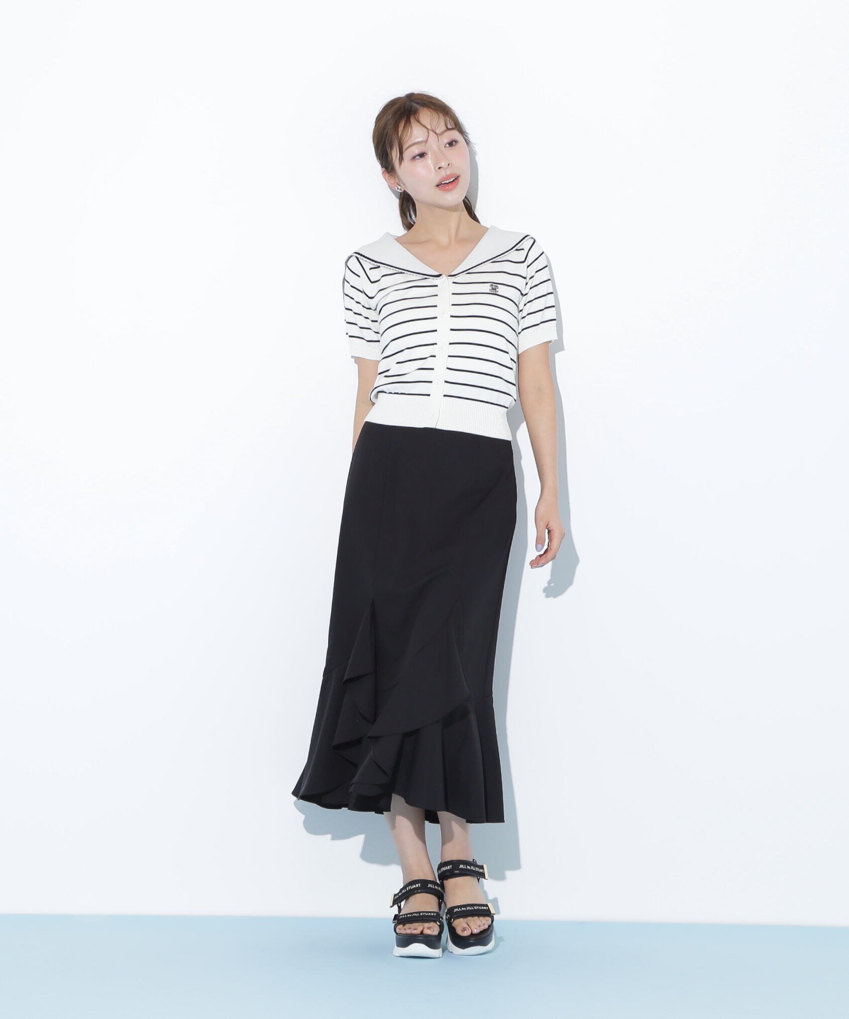  「ラッフルマーメイドスカート」|スカート|