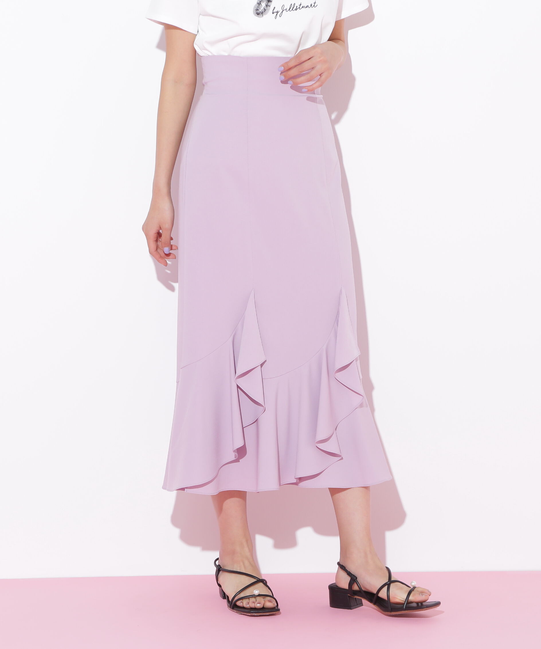  「ラッフルマーメイドスカート」|スカート|