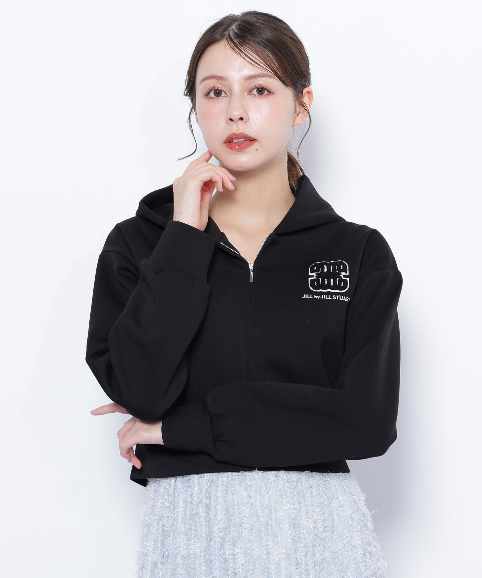  「モコモコロゴパーカー」|Tシャツ・カットソー|ブラック