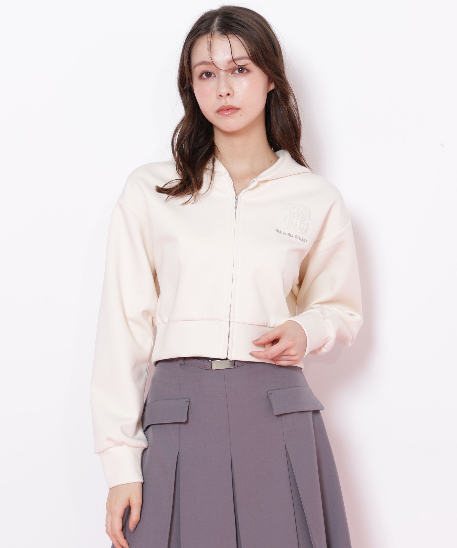  「モコモコロゴパーカー」|Tシャツ・カットソー|エクリュ