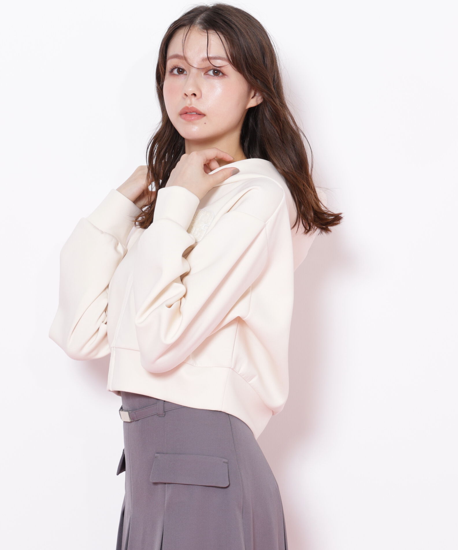  「モコモコロゴパーカー」|Tシャツ・カットソー|