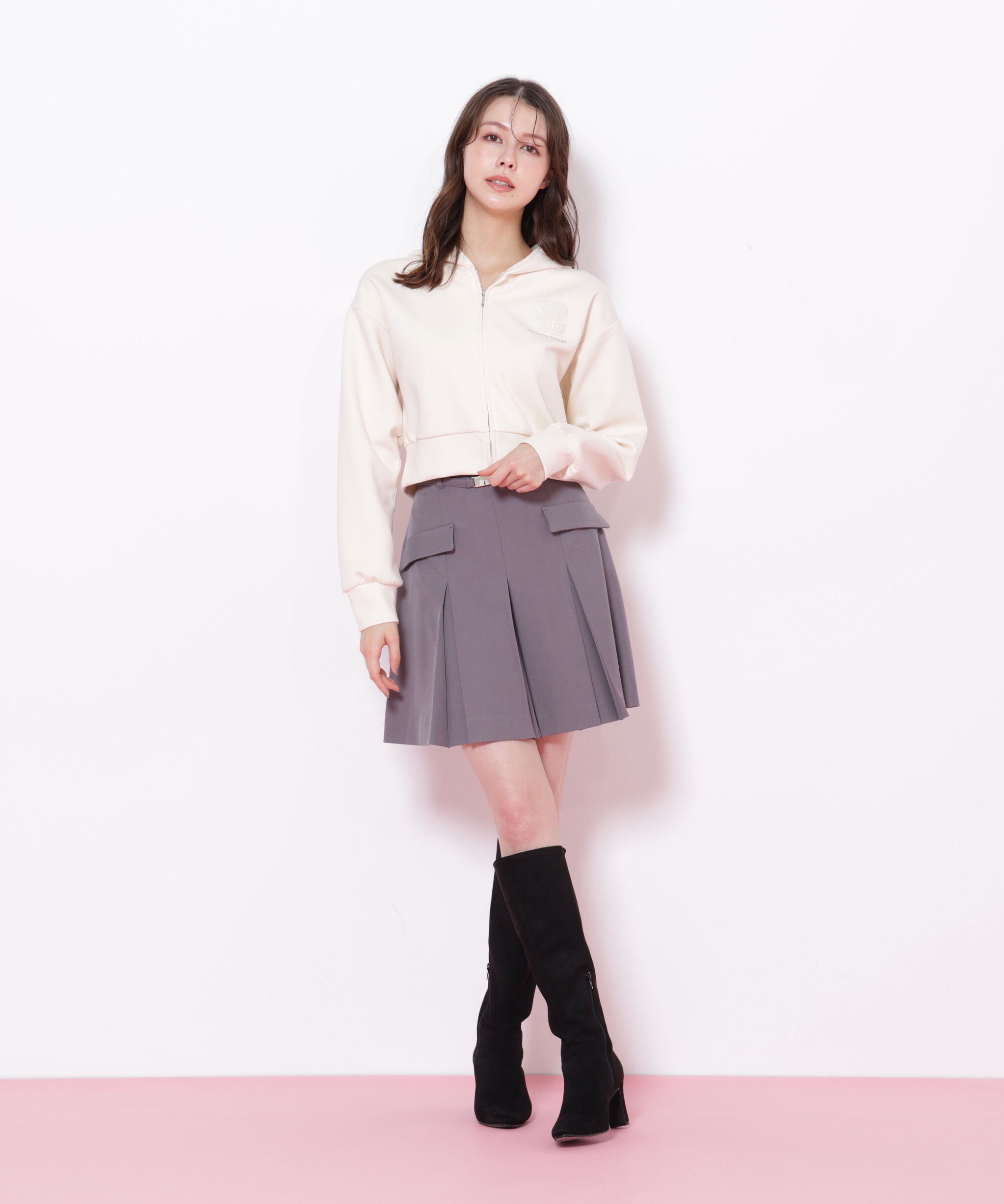  「モコモコロゴパーカー」|Tシャツ・カットソー|