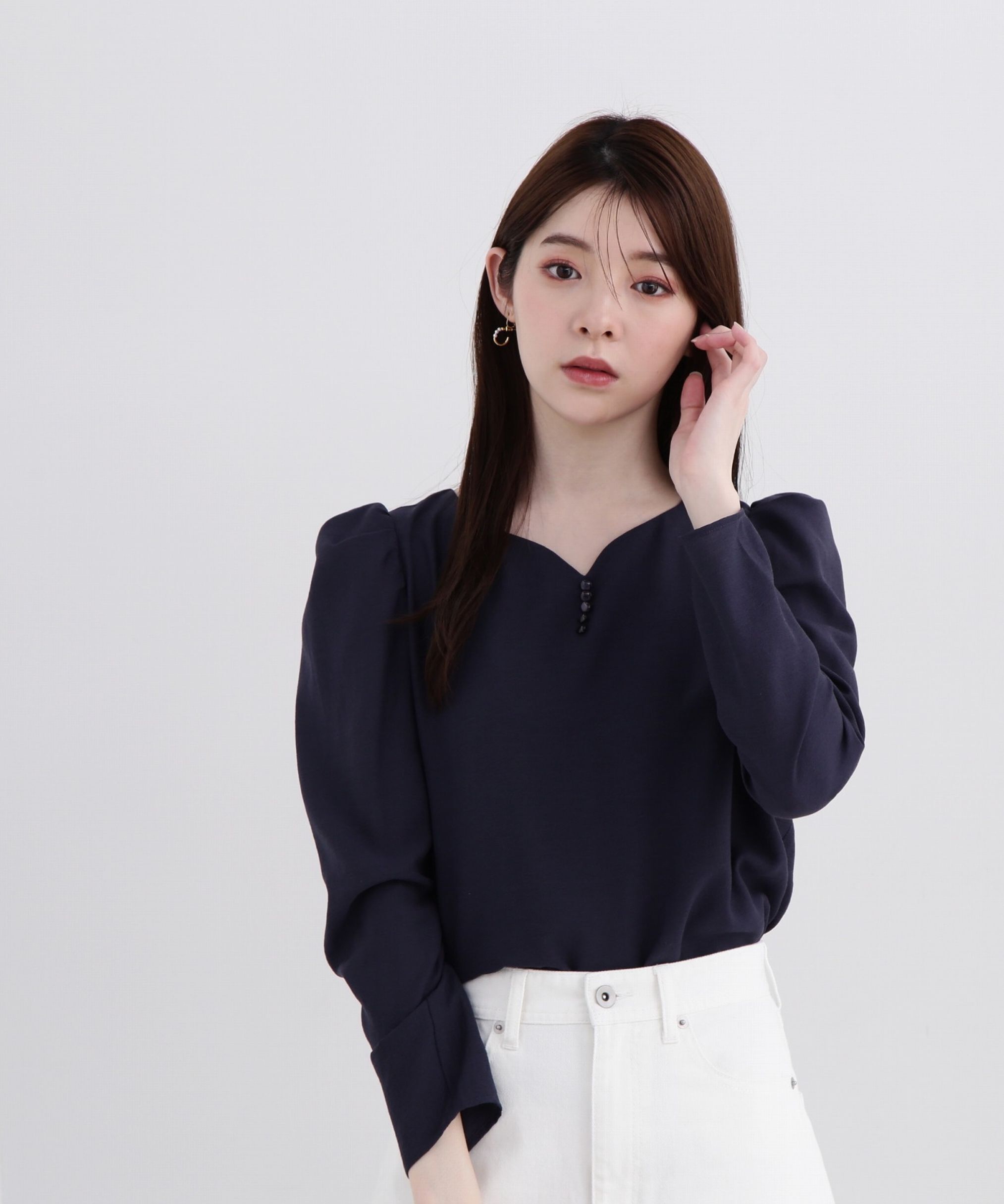 PROPORTION BODY DRESSING「ハートカットシアーブラウス」|シャツ・ブラウス|