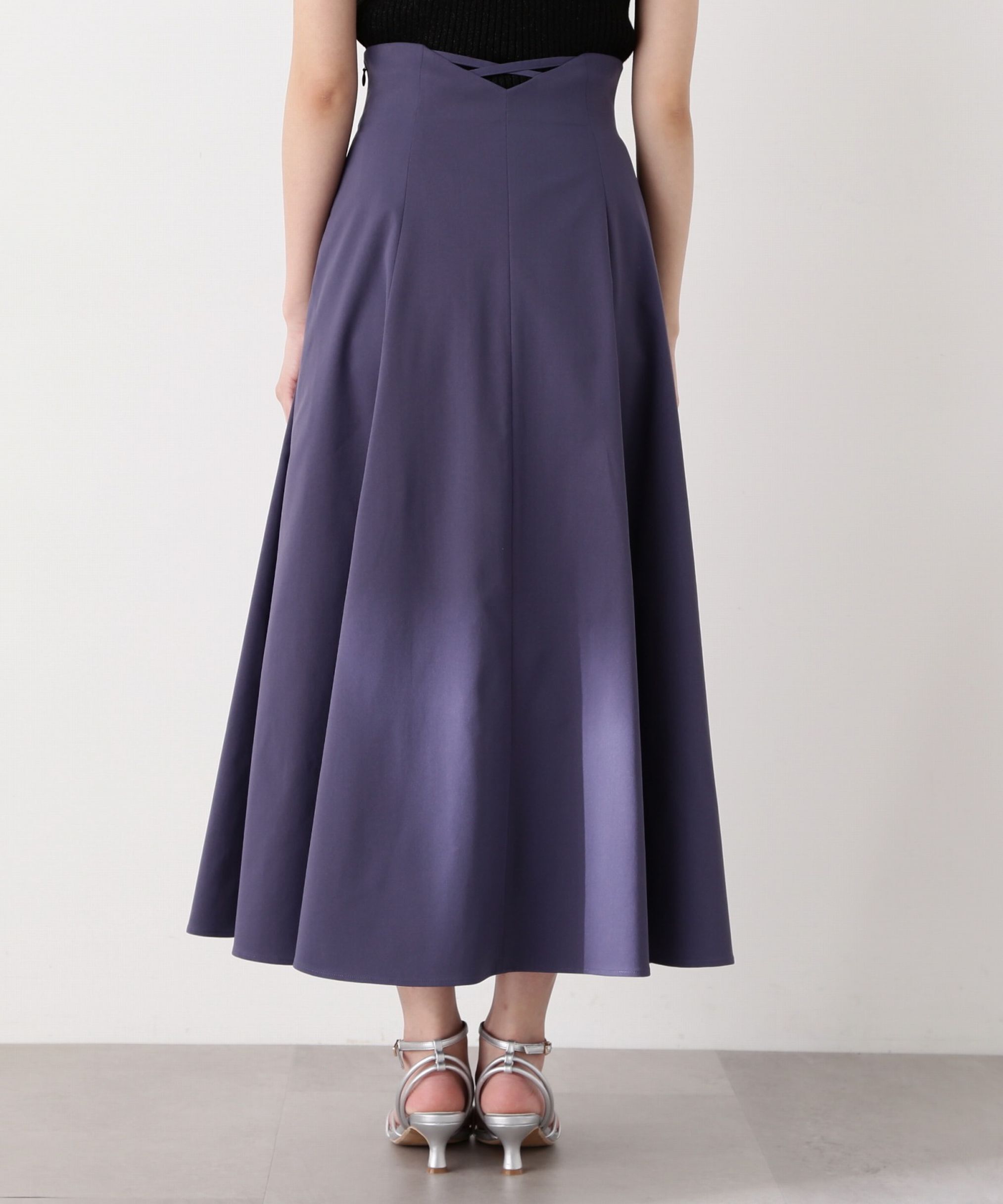 PROPORTION BODY DRESSING「バッククロスフレアスカート」|スカート|