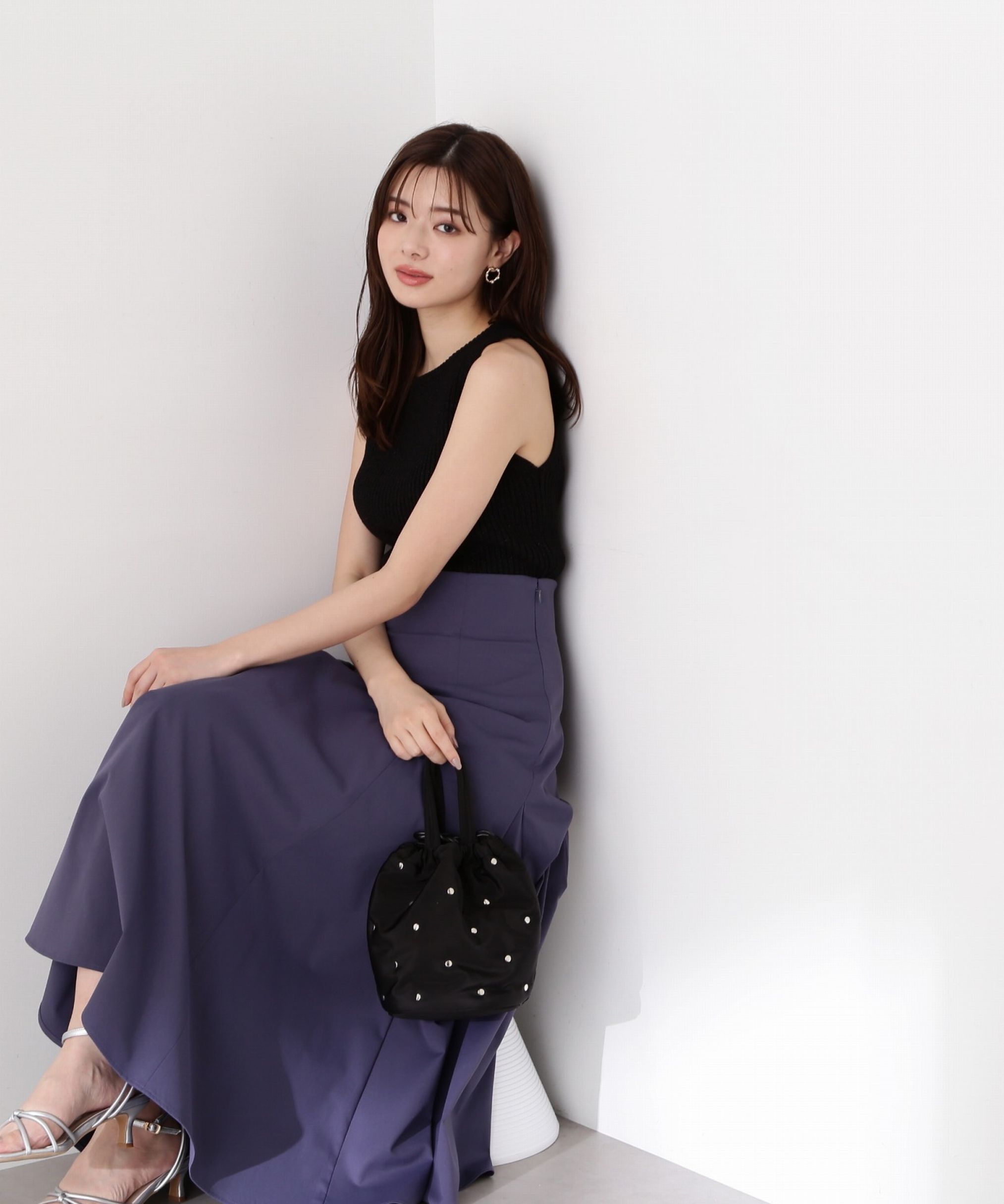 PROPORTION BODY DRESSING「バッククロスフレアスカート」|スカート|