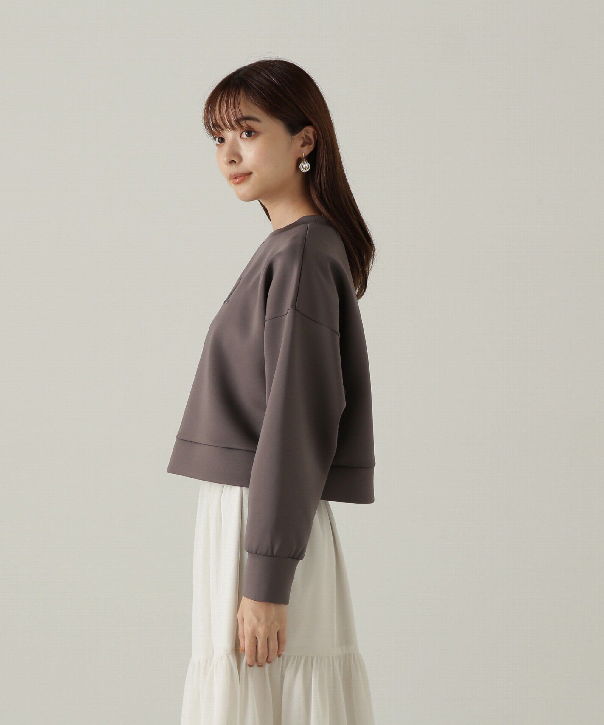 PROPORTION BODY DRESSING「ダンボールニット刺繍プルオーバー　24AW」|Tシャツ・カットソー|