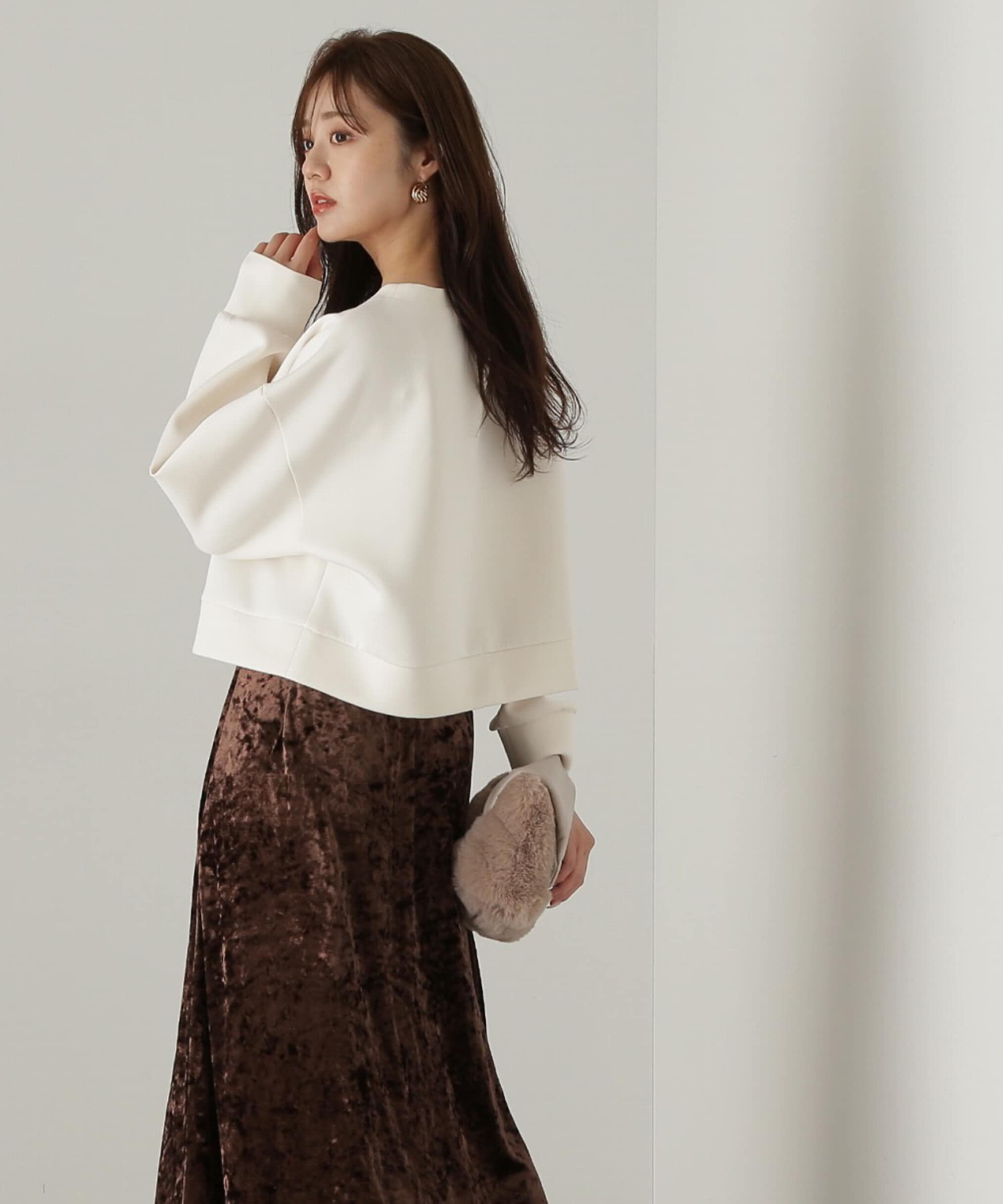 PROPORTION BODY DRESSING「ダンボールニット刺繍プルオーバー　24AW」|Tシャツ・カットソー|