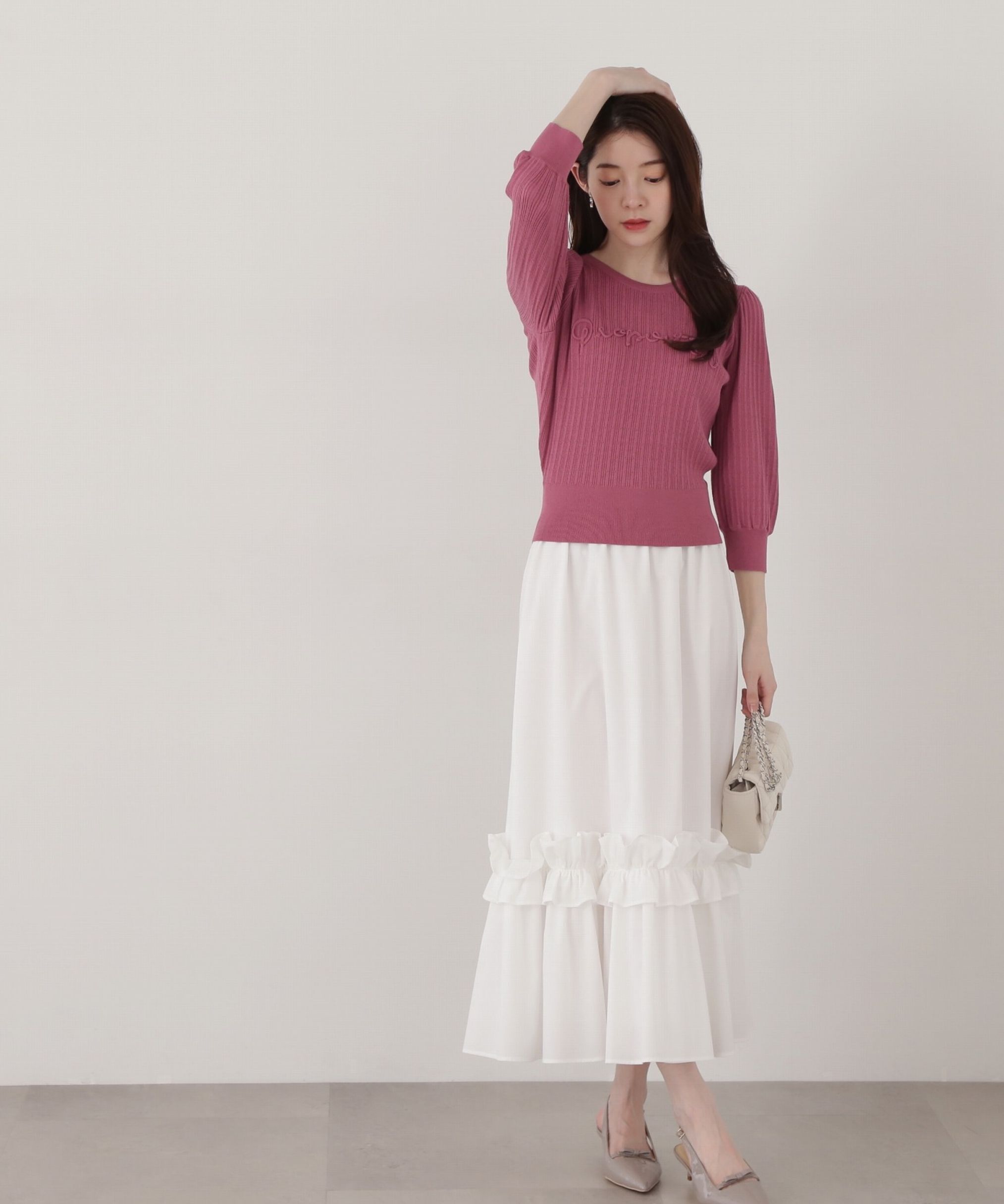 PROPORTION BODY DRESSING「ギャザーフリルスカート」|スカート|