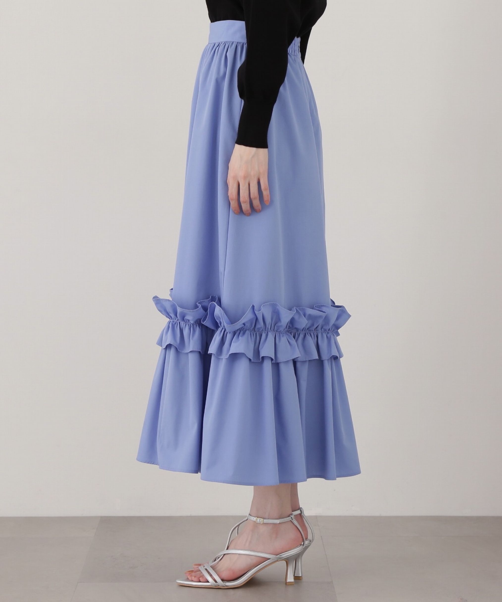 PROPORTION BODY DRESSING「ギャザーフリルスカート」|スカート|