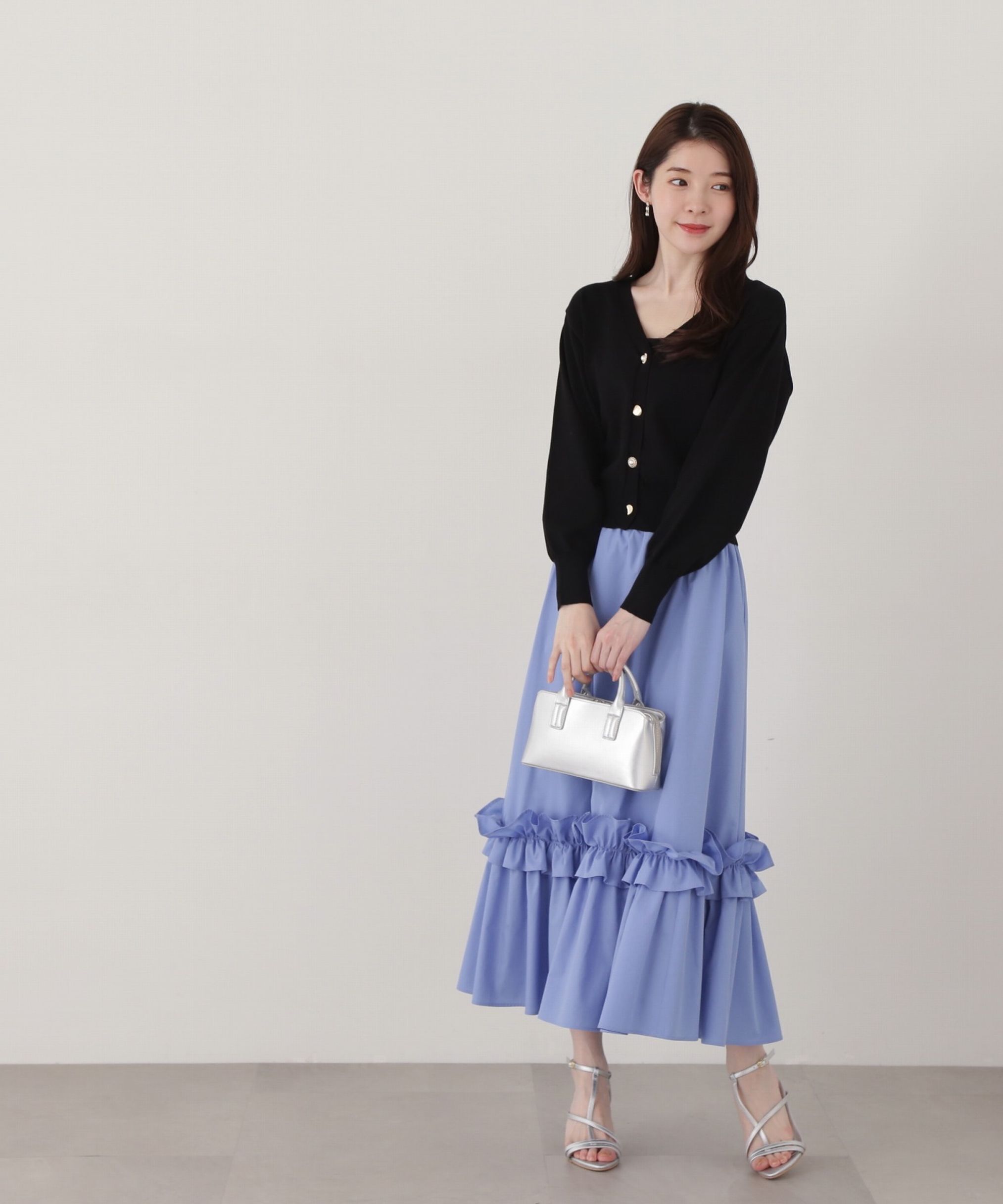 PROPORTION BODY DRESSING「ギャザーフリルスカート」|スカート|