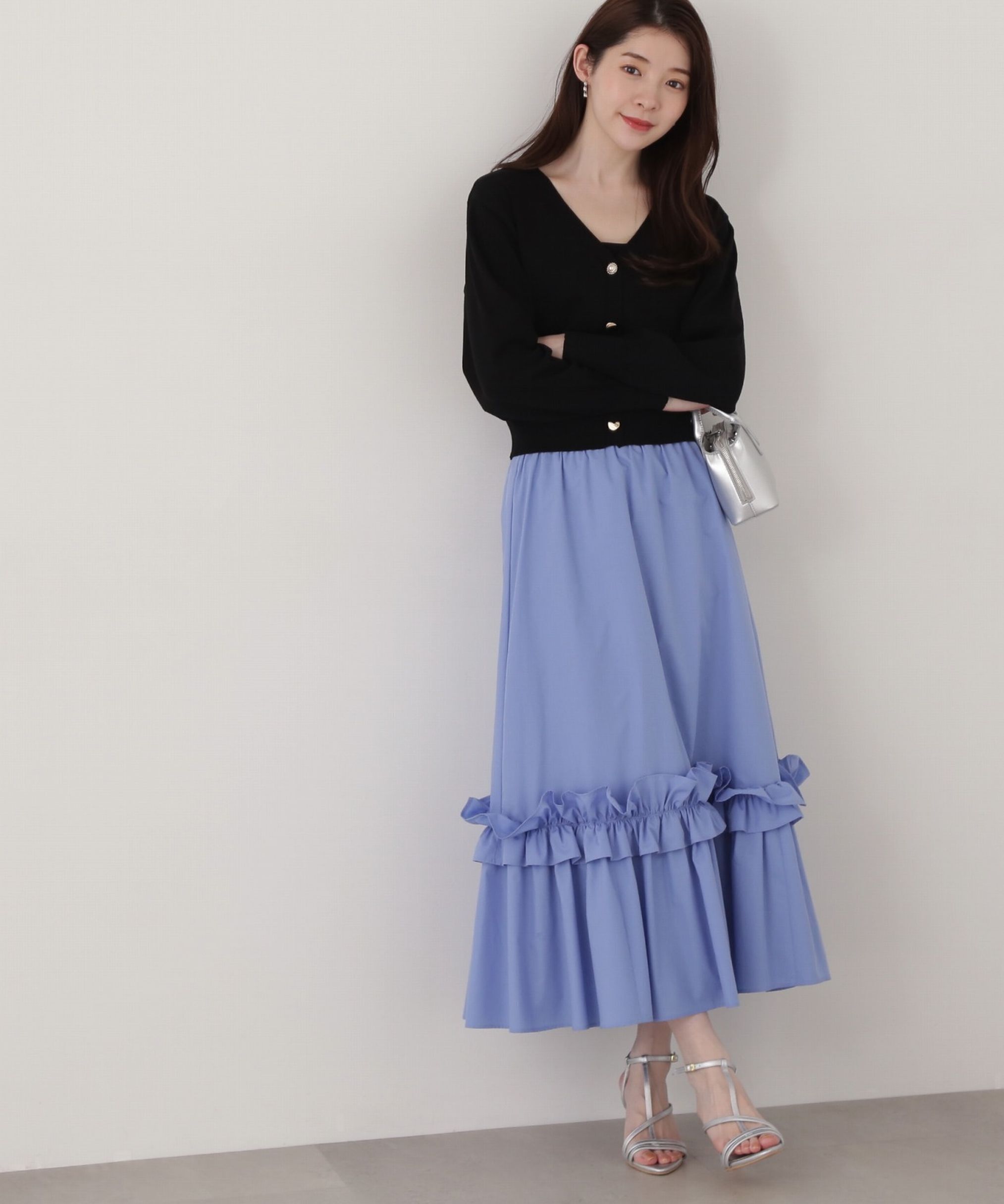 PROPORTION BODY DRESSING「ギャザーフリルスカート」|スカート|