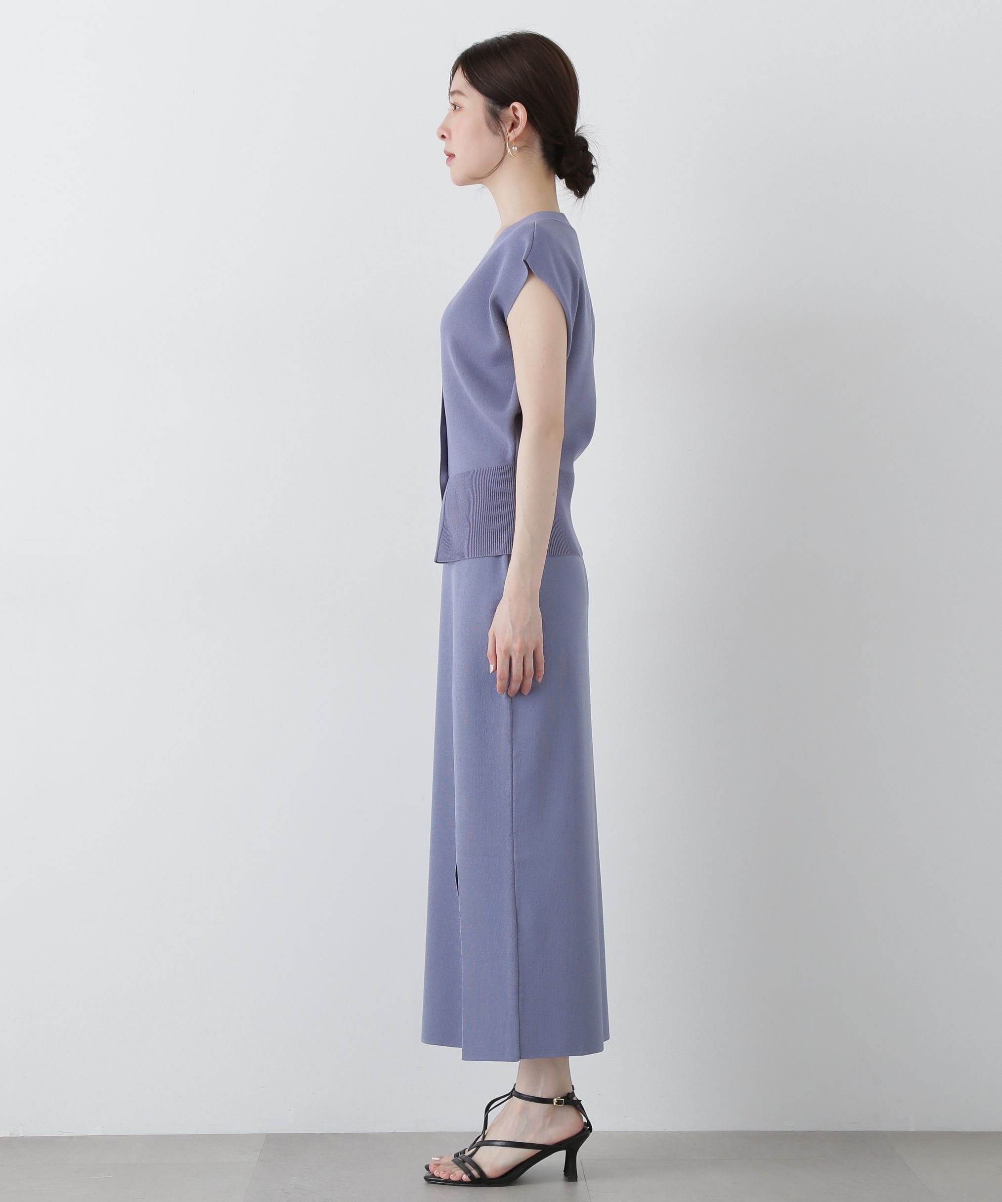 PROPORTION BODY DRESSING「スリットナローニットSET UP」|ワンピース|