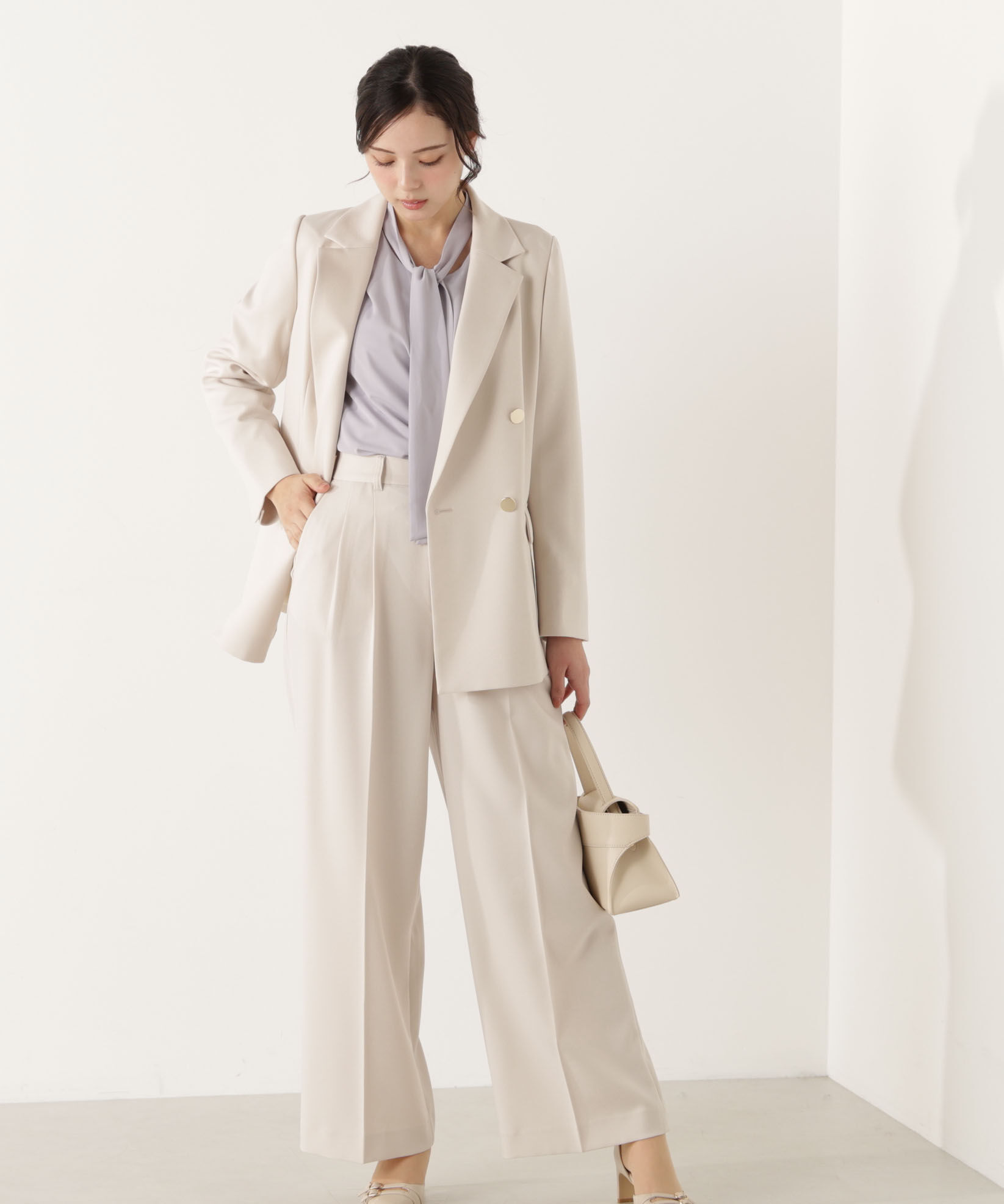 PROPORTION BODY DRESSING「2タックワイドパンツ 26SS」|その他|