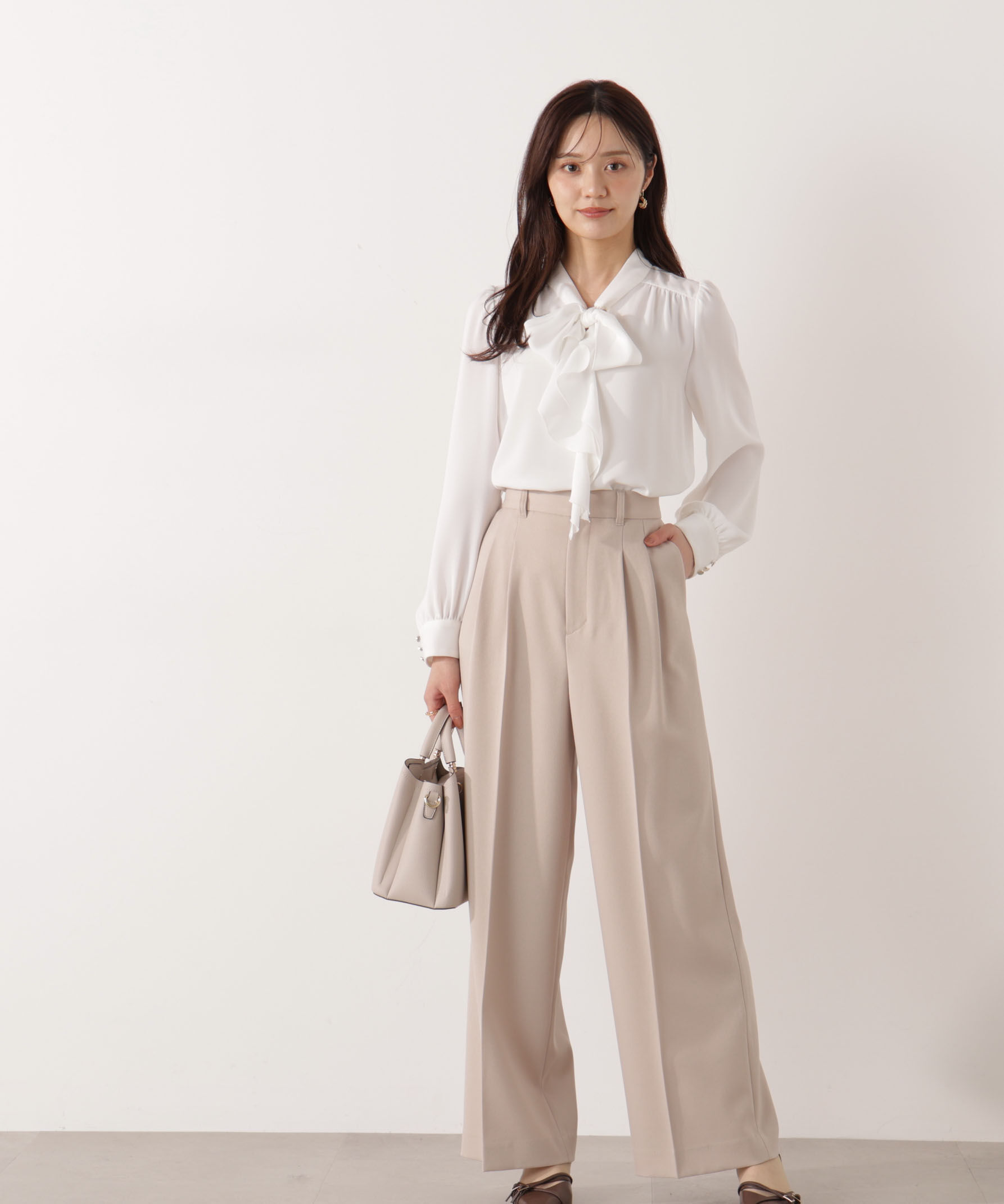 PROPORTION BODY DRESSING「2タックワイドパンツ 26SS」|その他|