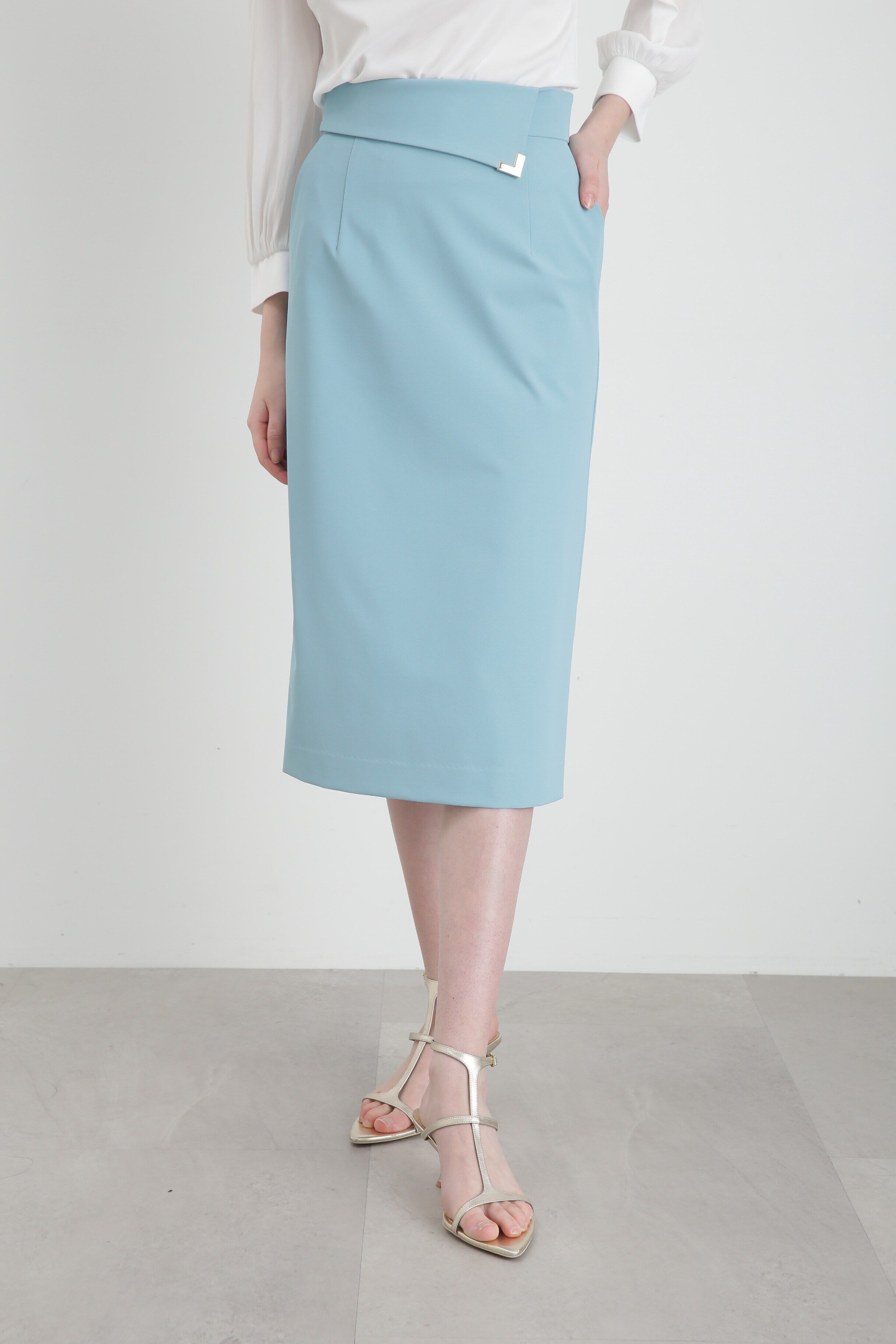  「◆Ｌ字メタルタイトスカート」|スカート|