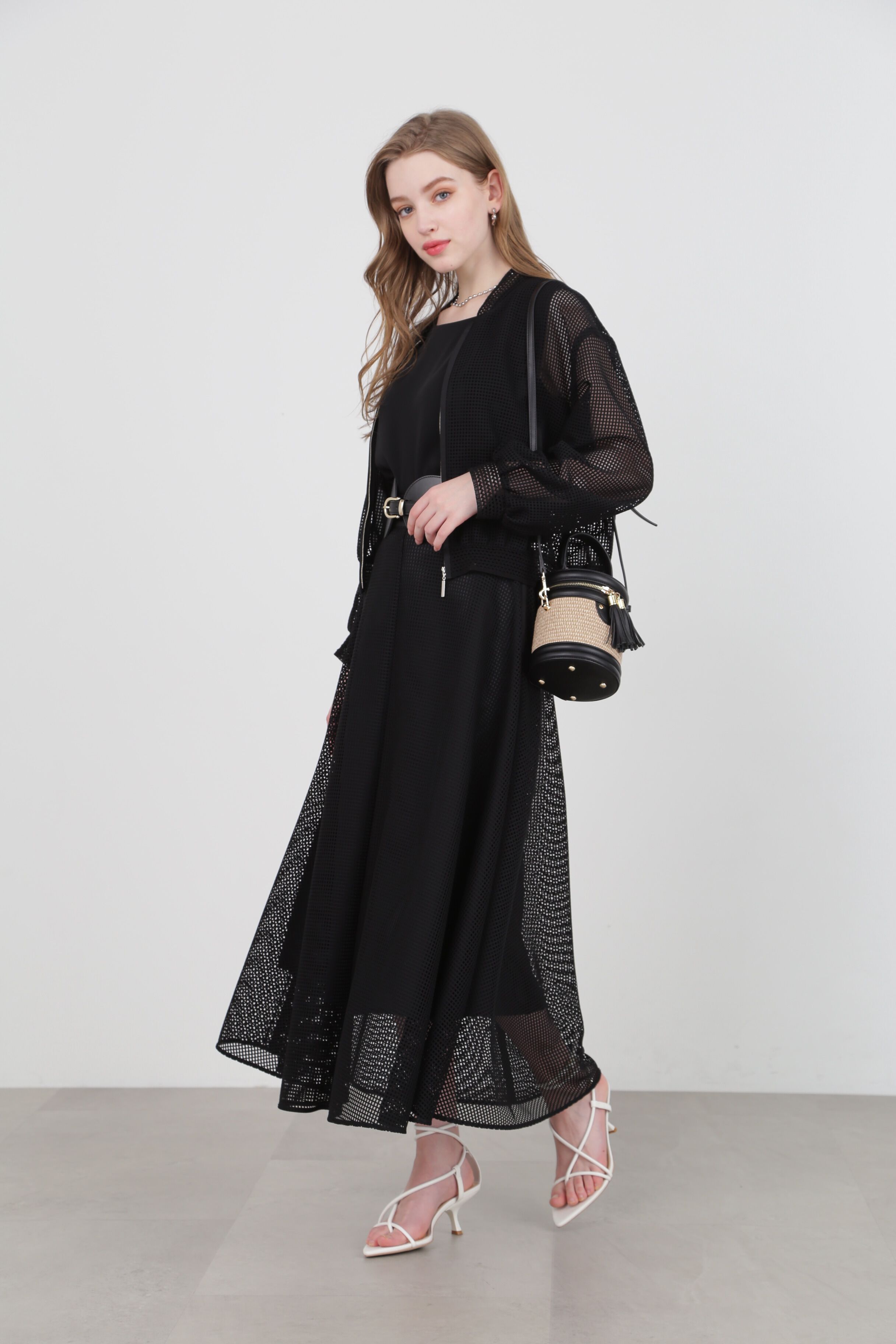  「◆スクエアレースブルゾン」|ブルゾン・スタジャン|