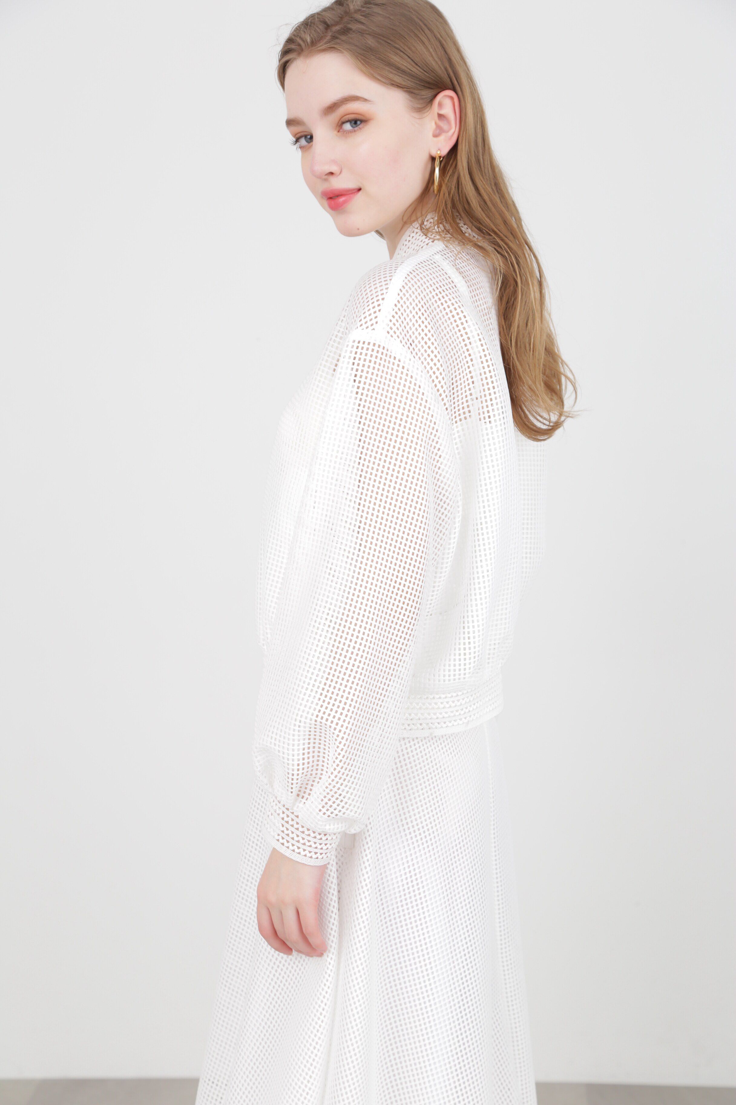  「◆スクエアレースブルゾン」|ブルゾン・スタジャン|