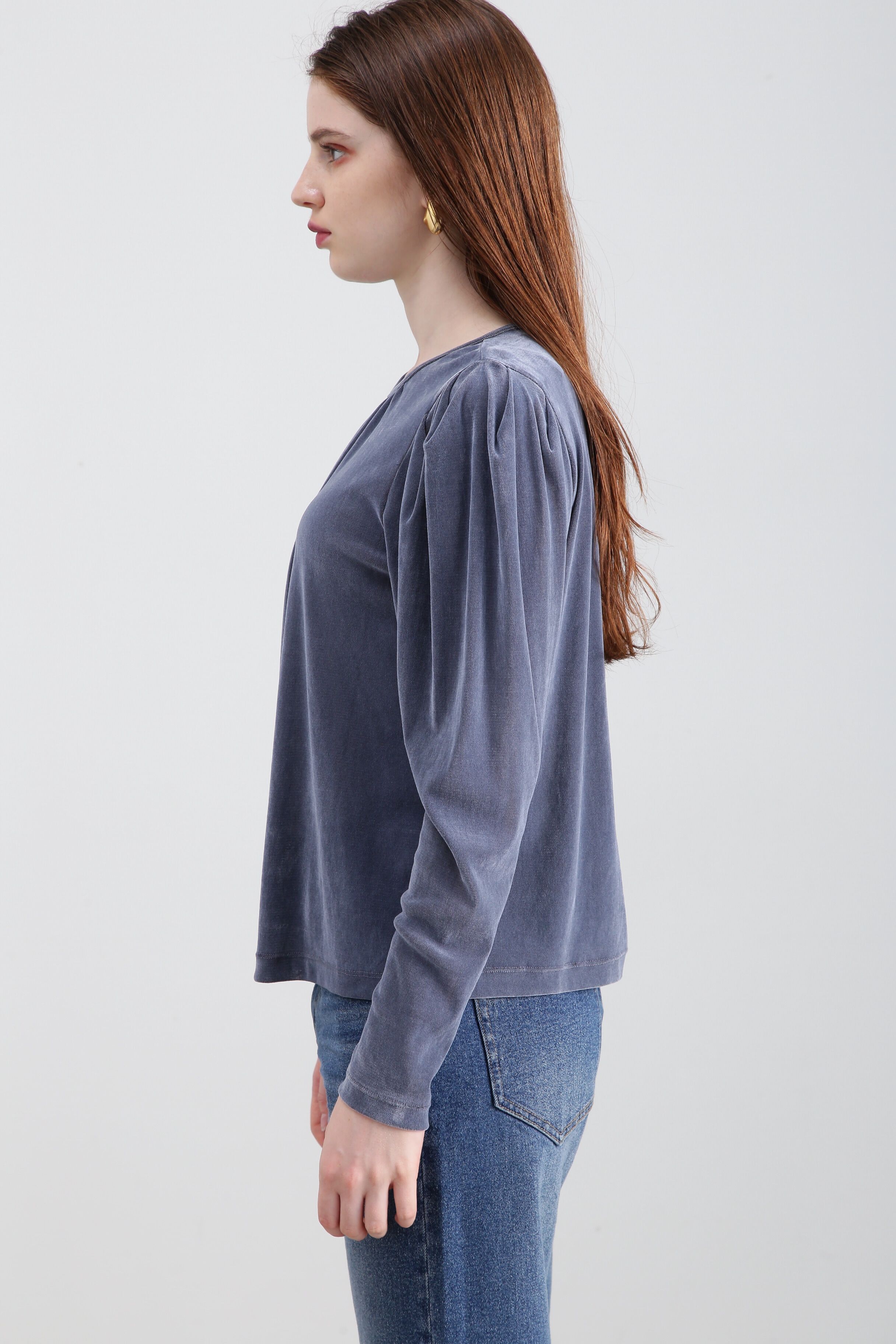  「◆チュールフロッキーパフスリーブプルオーバー」|Tシャツ・カットソー|