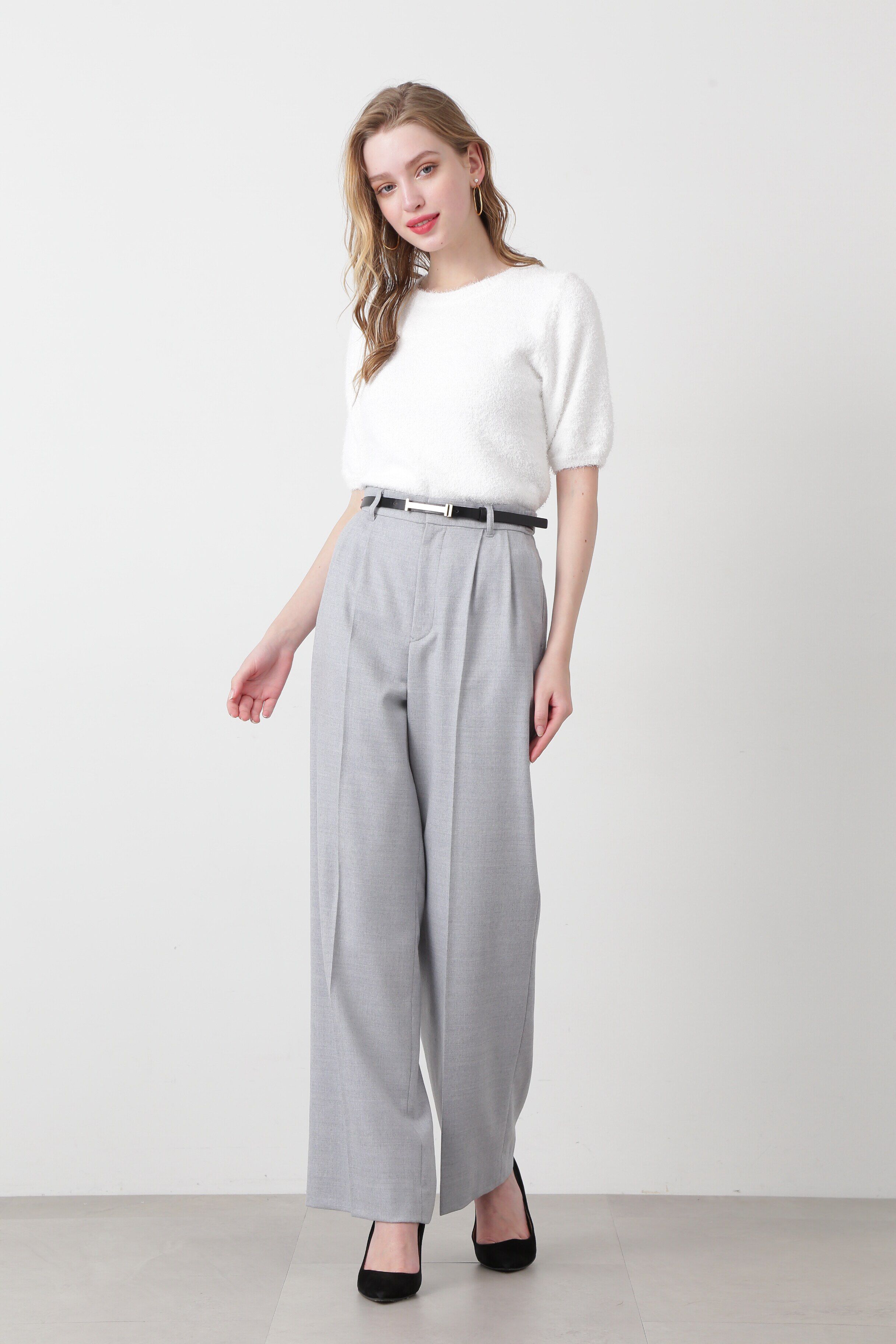  「◆フェザーヤーンニットプルオーバー」|ニット・セーター|