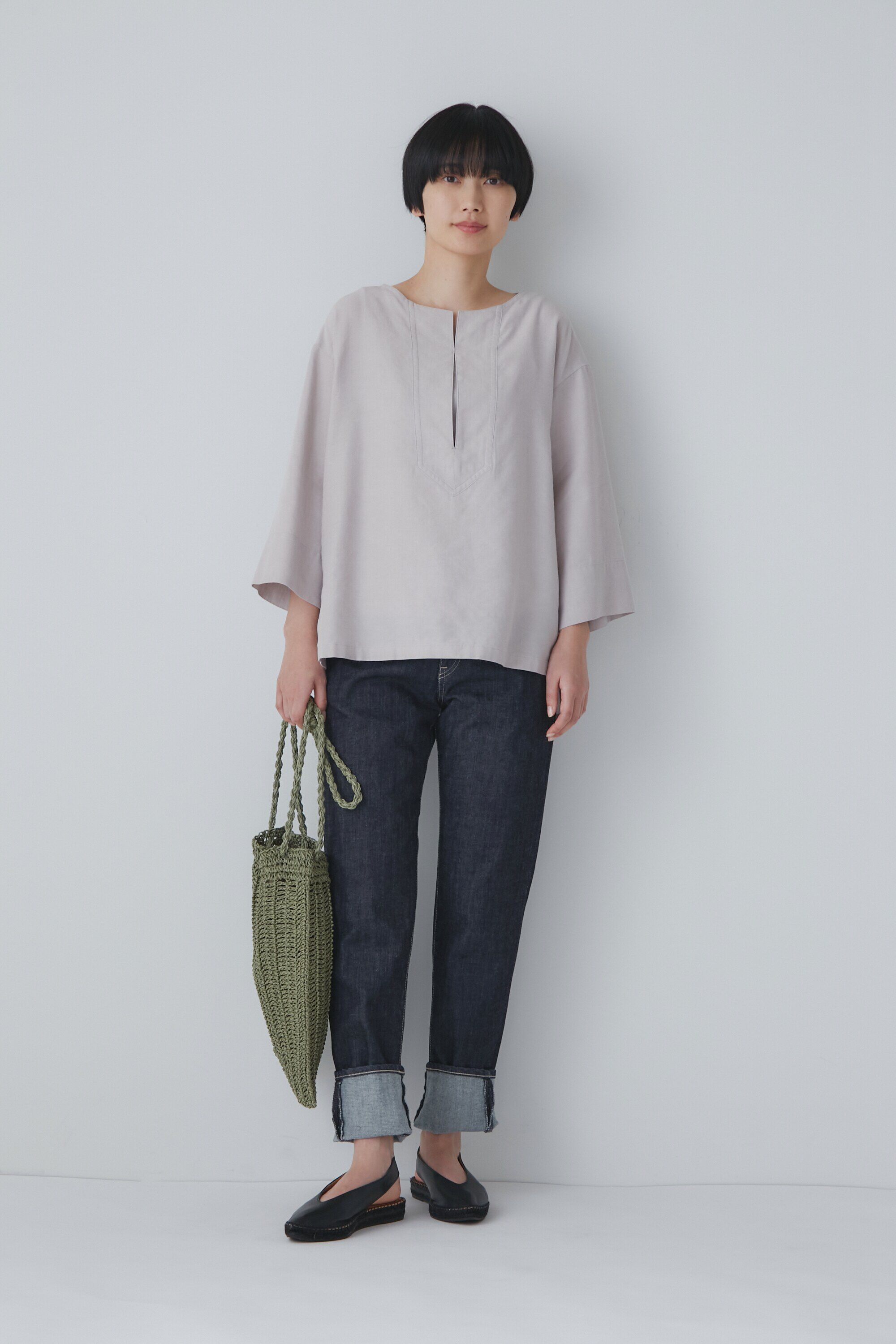  「◆ＰＥ／レーヨンリネンブラウス」|シャツ・ブラウス|